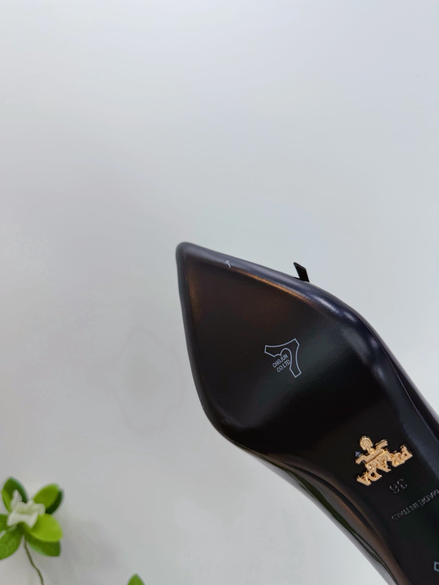 PRA 26SS High Heels Pumps 75 Black Patent Leather 592352