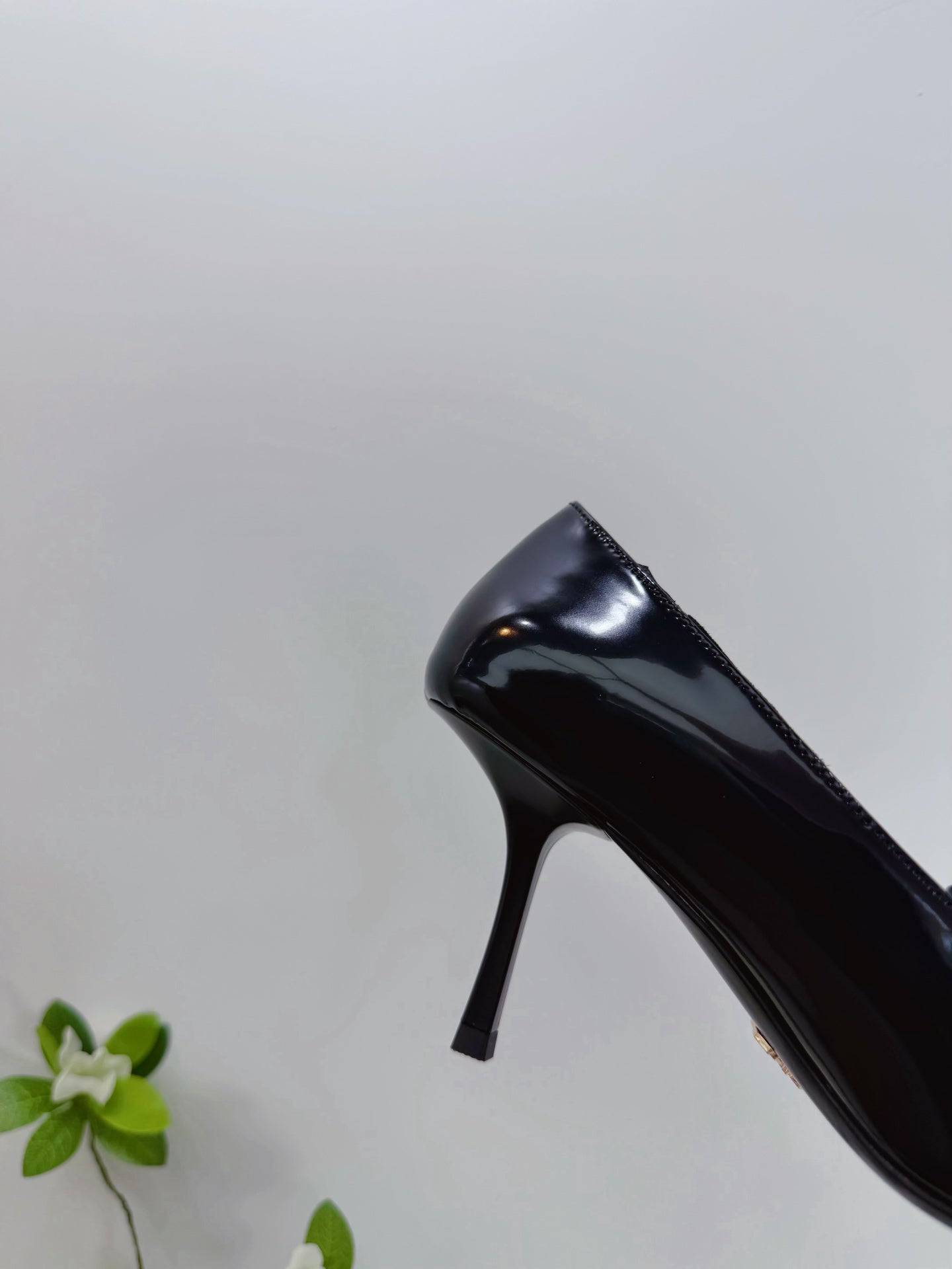 PRA 26SS High Heels Pumps 75 Black Patent Leather 592352