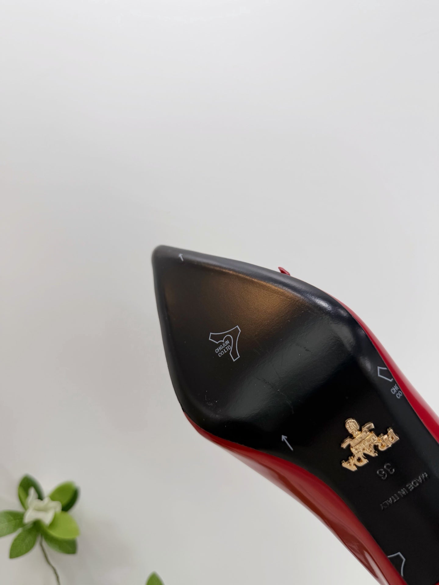 PRA 26SS High Heels Pumps 75 Red Patent Leather 592354