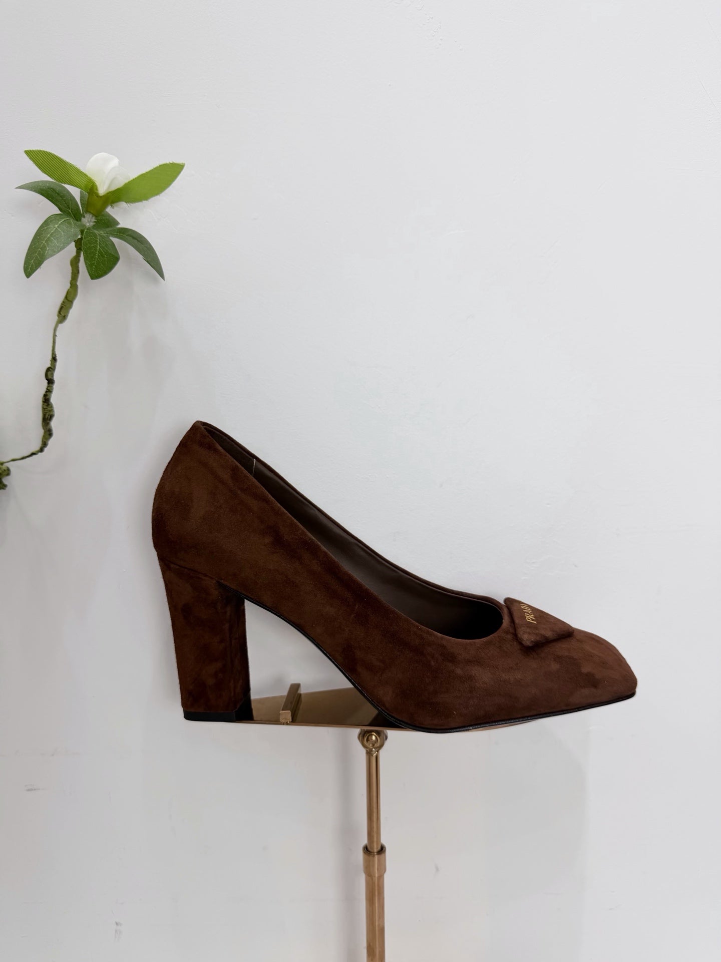 PRA 26SS High Heel Pump 85 Brown Suede 592369