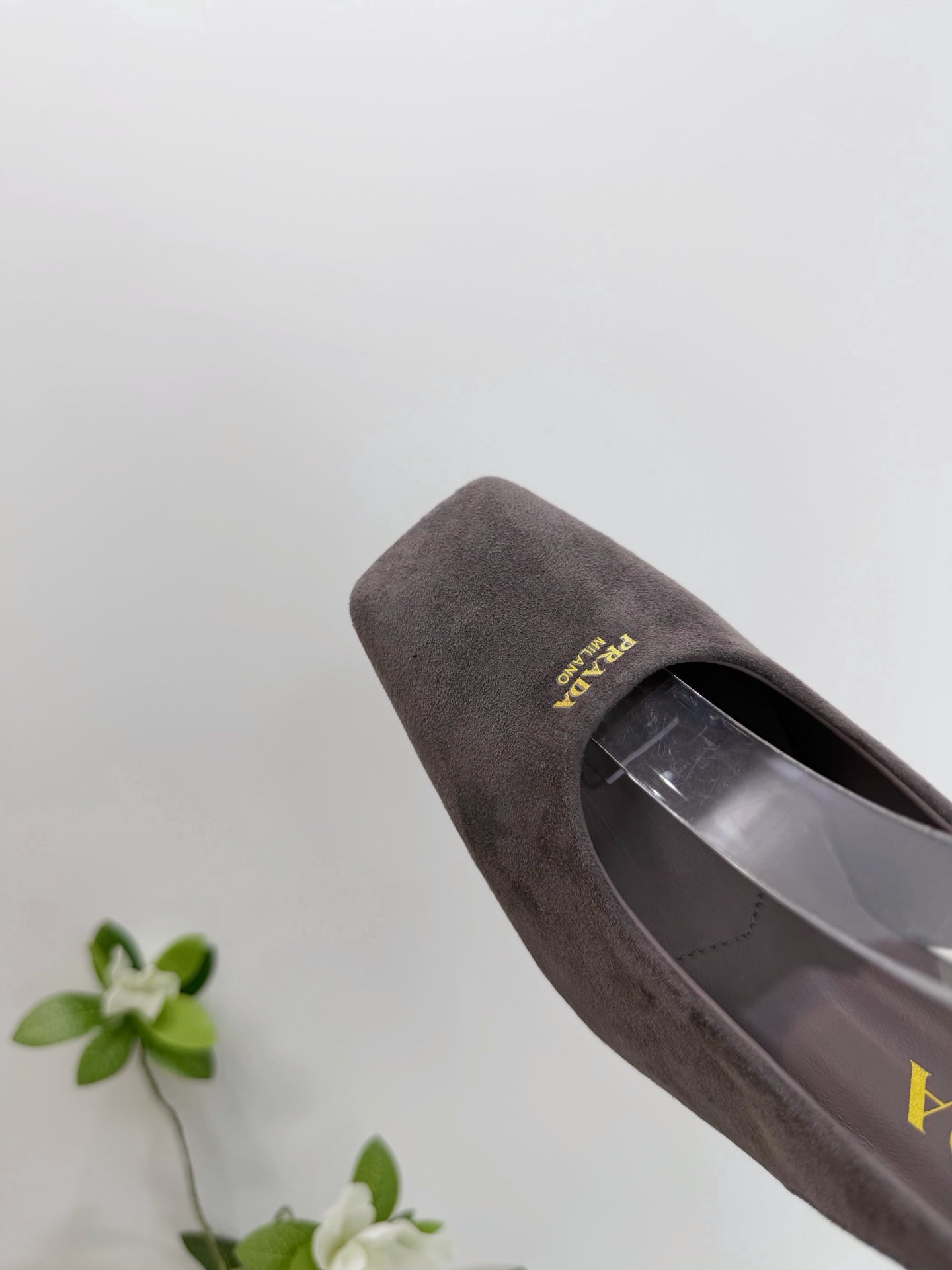 PRA 26SS Slingback 85 Gray Suede 592364