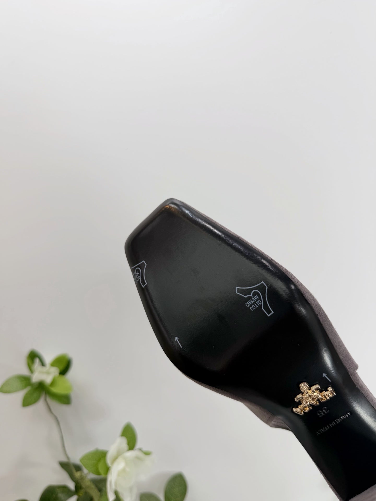 PRA 26SS Slingback 85 Gray Suede 592364