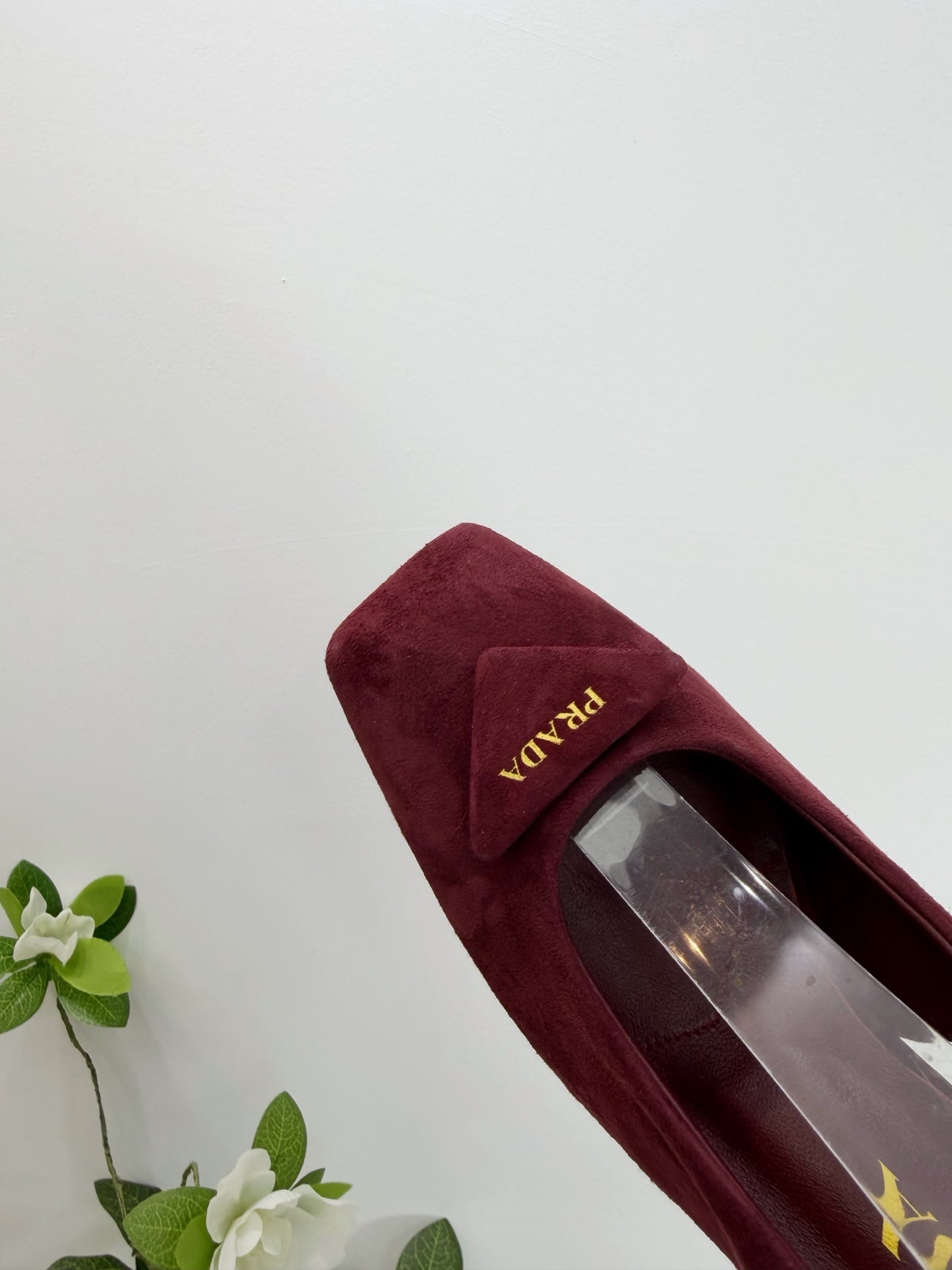 PRA 26SS Slingback 85 Burgundy Suede 592371