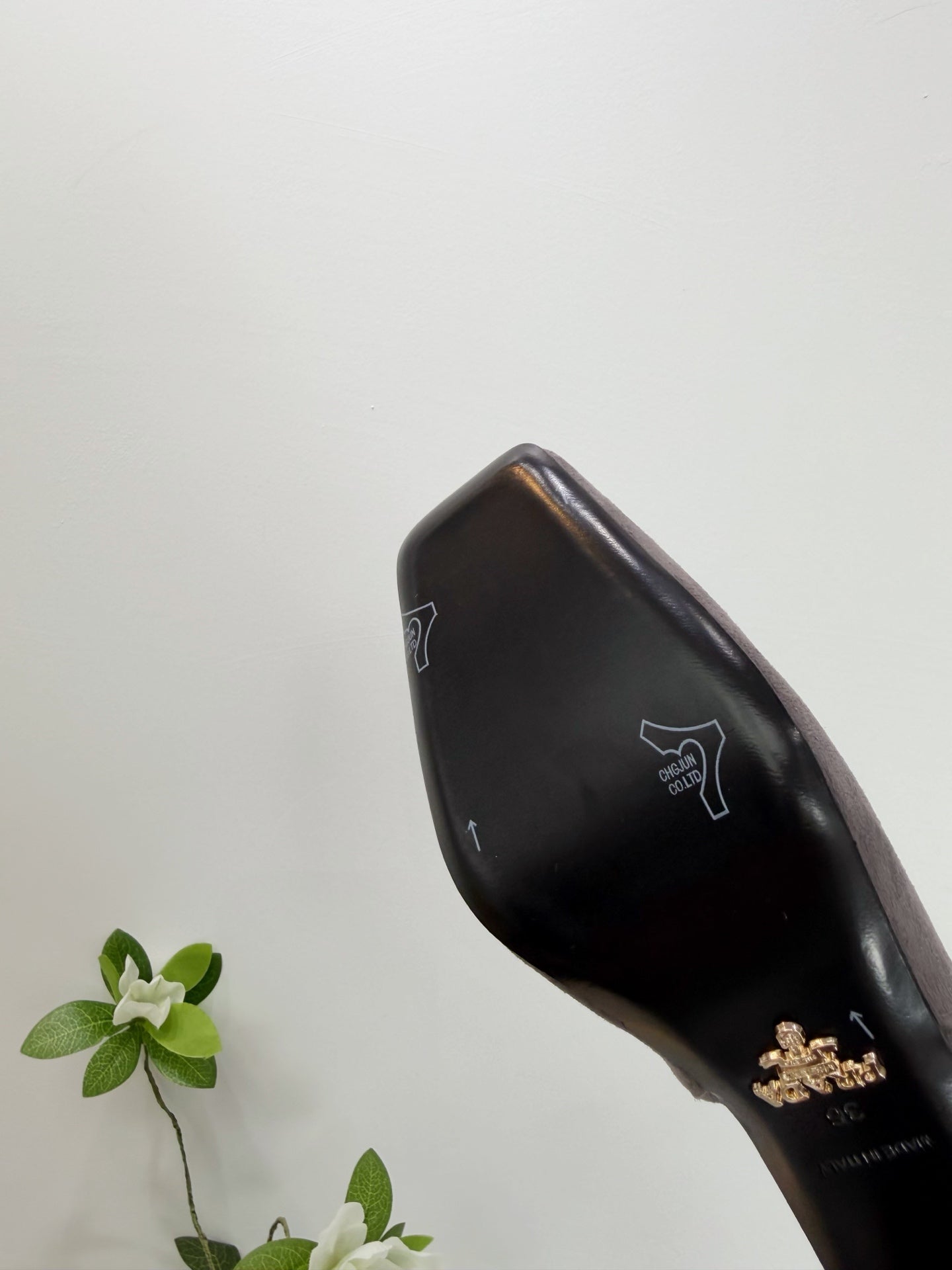 PRA 26SS Slingback 85 Gray Suede 592372