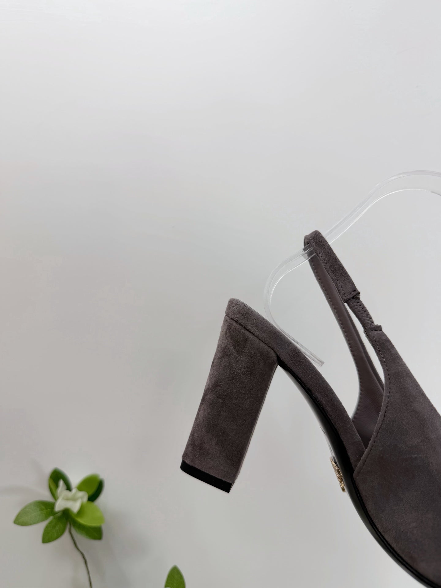 PRA 26SS Slingback 85 Gray Suede 592372