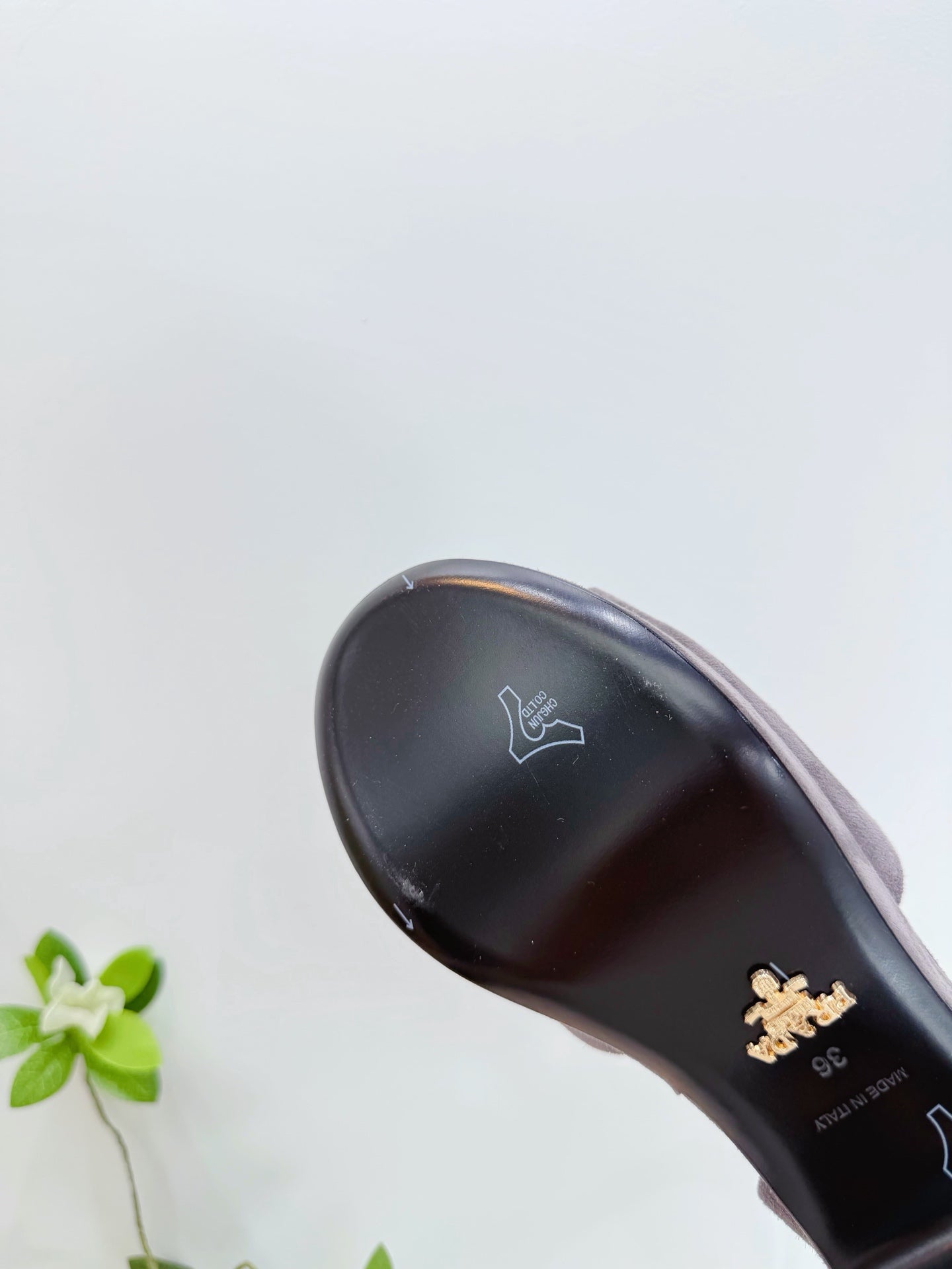 PRA 26SS Platform Sandals 75 Light Purple Suede Sheepskin 592381