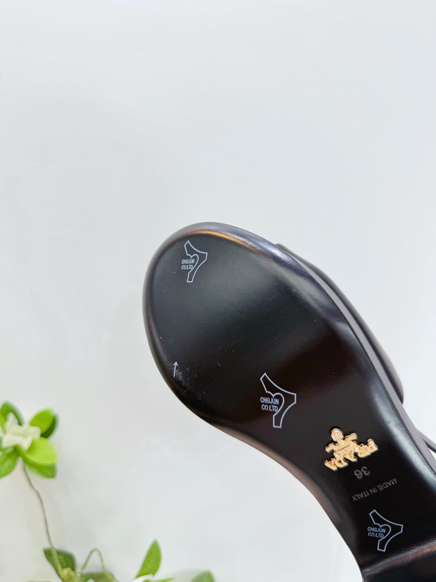 PRA 26SS Platform Sandals 75 Black Sheepskin 592384