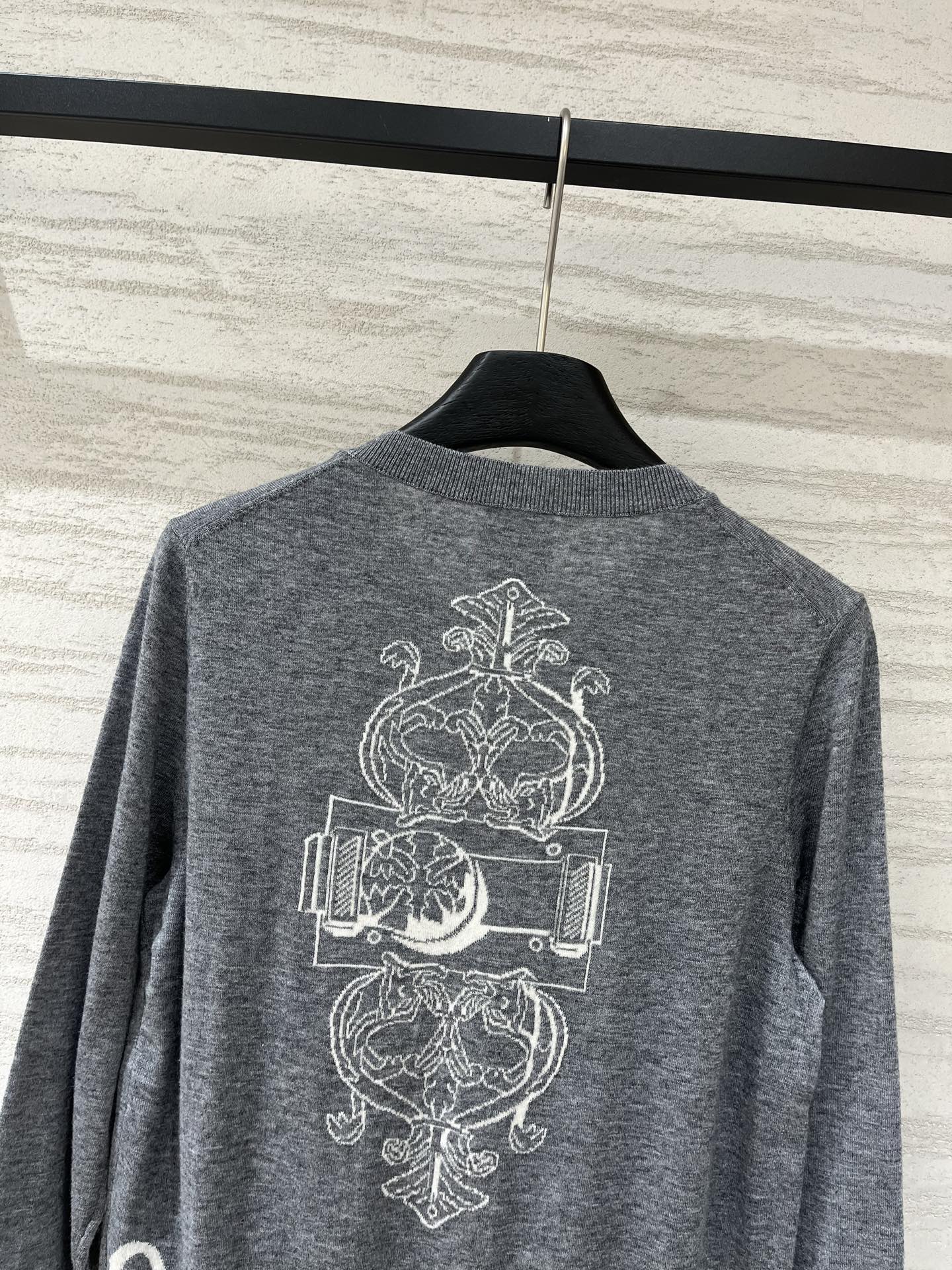 Hermes 2026 "Ferronnerie" Long-sleeve Cardigan Wool 800302