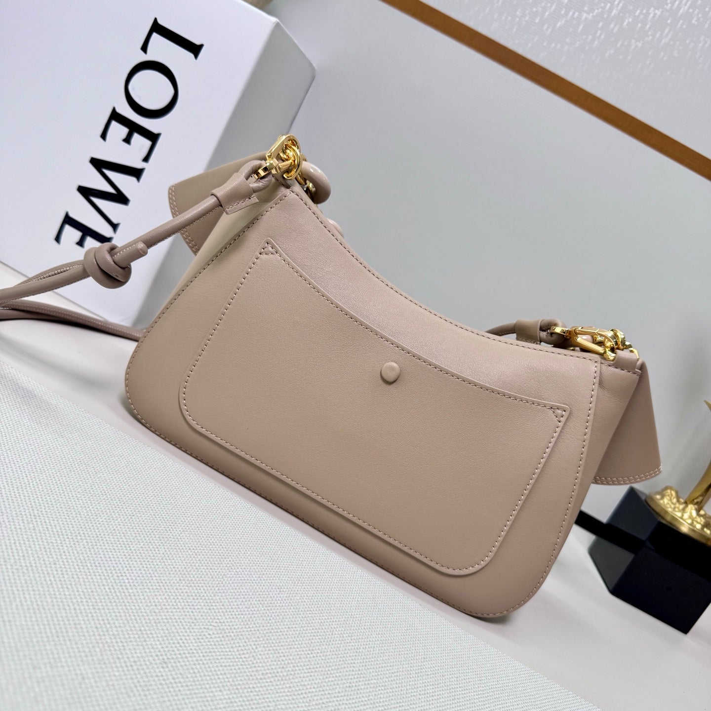 Loewe Ola Medium Bag Nude Beige Calfskin 274679