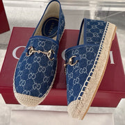 GC 2025 Espadrille With Horsebit Blue Canvas 292463