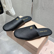 Miumiu Slipper Black Lambskin 205211