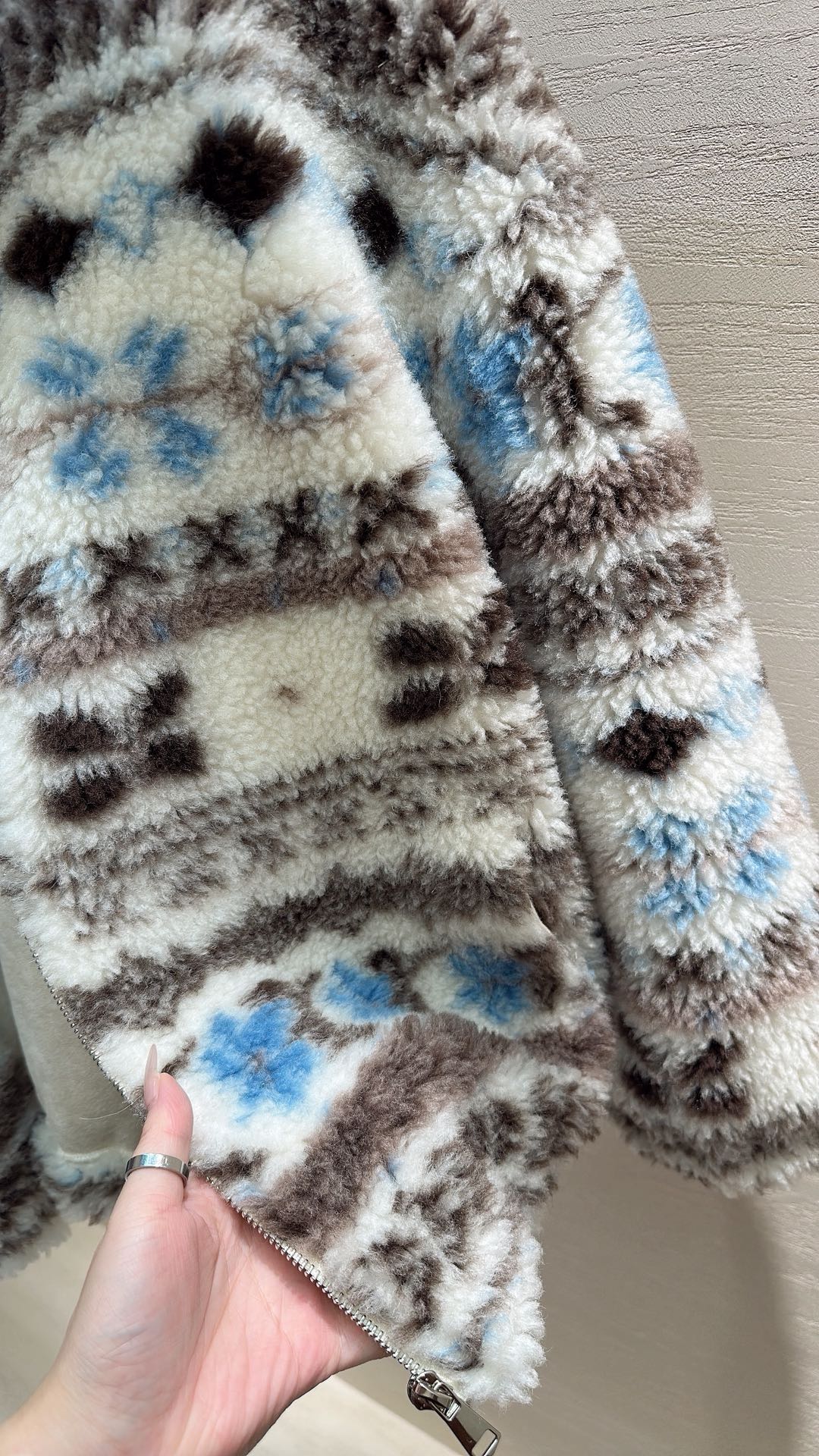 Dior 2025 Coat White mix Colors Wool