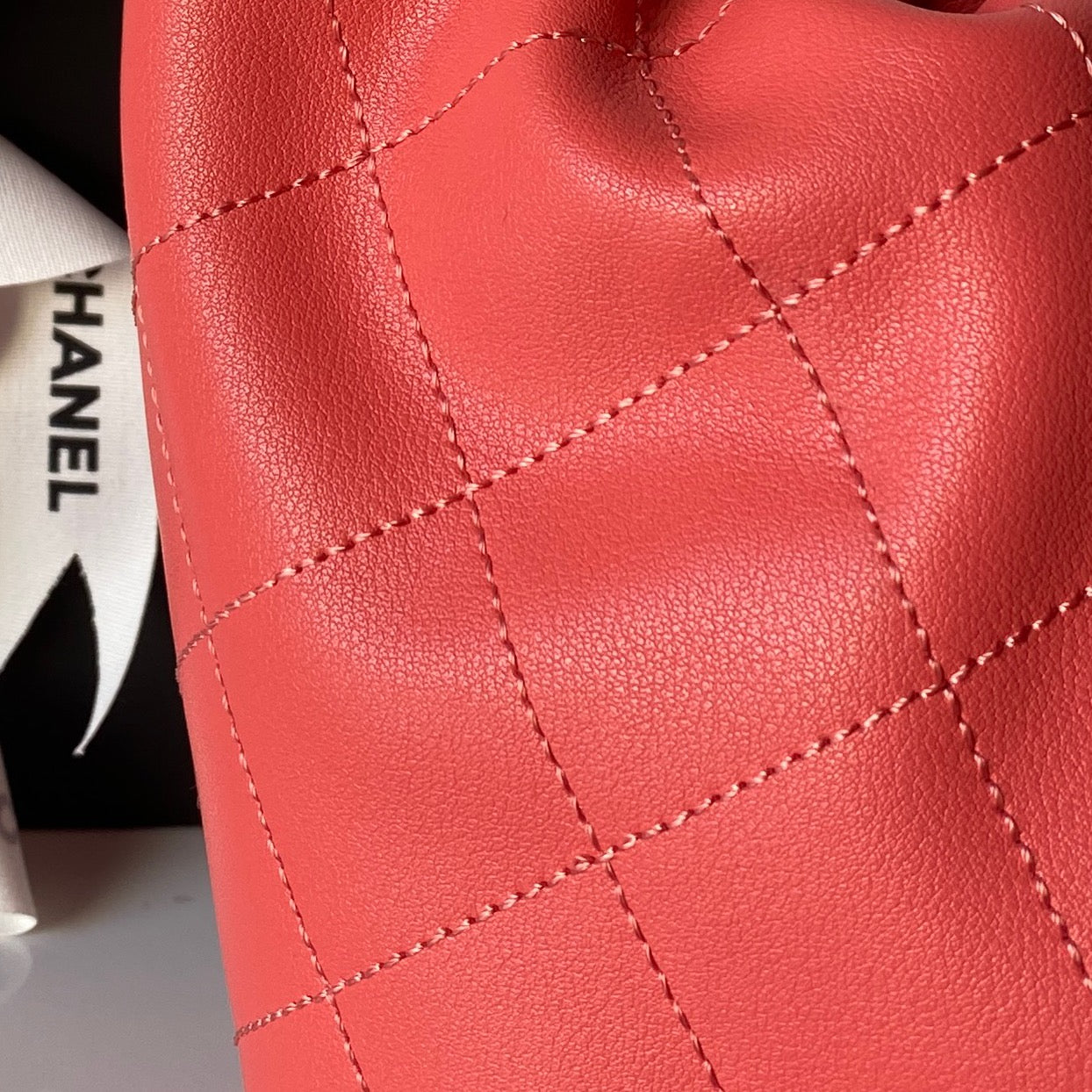 Chanel 2025 Hobo Bag 32cm Red Calfskin 315838