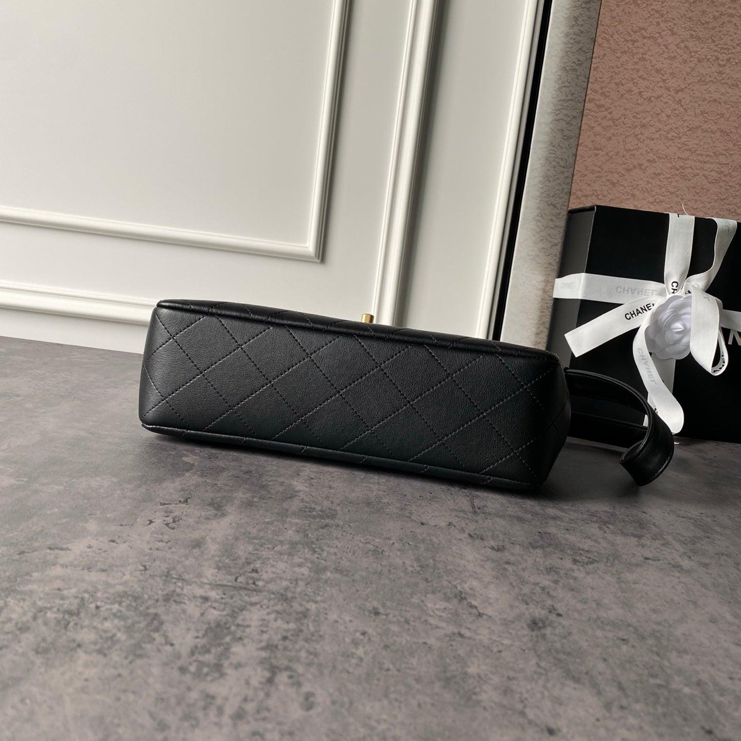 Chanel 2026 Flap Bag 29cm Black Calfskin with Gold Hardware
