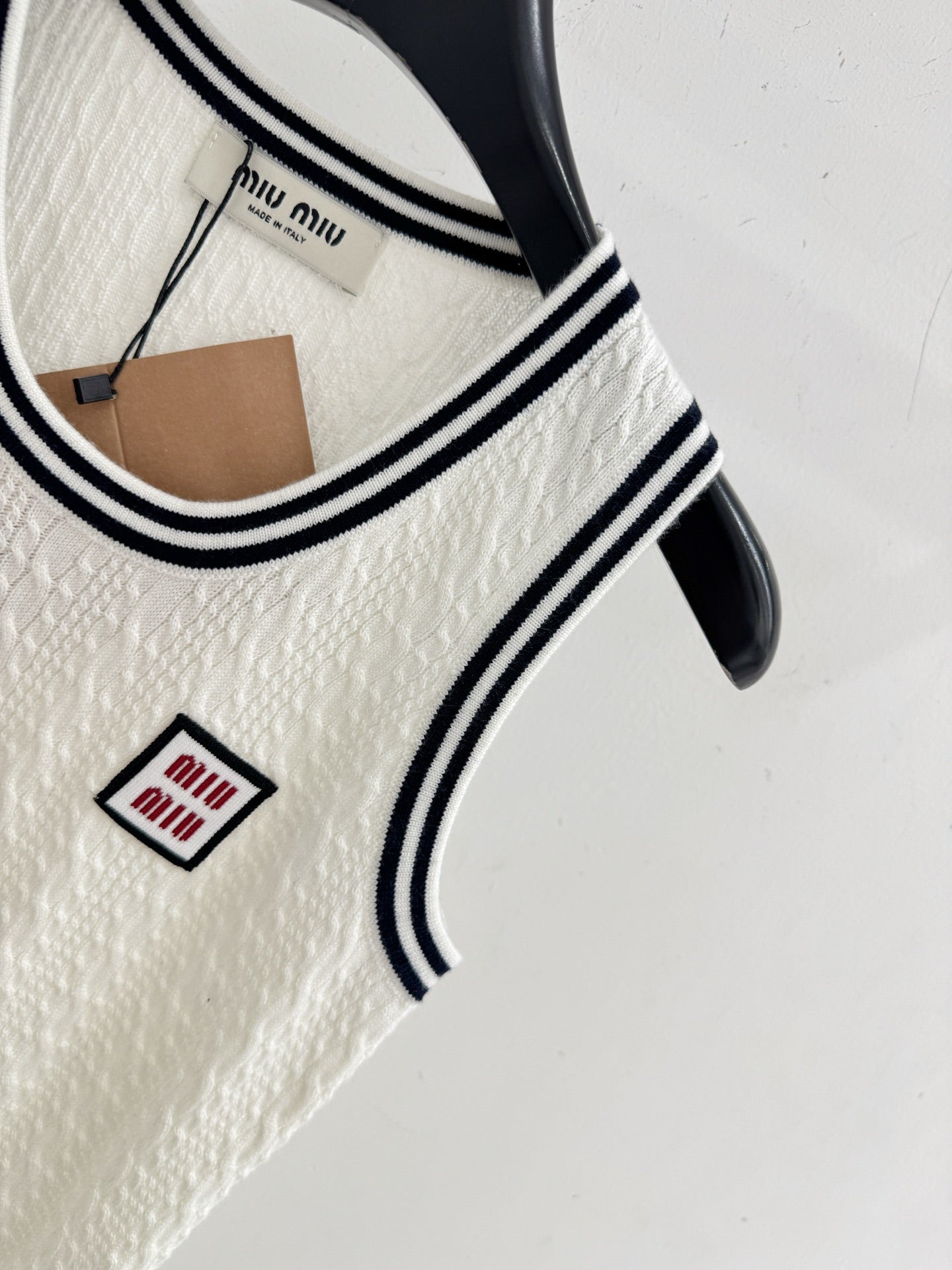 MiuMiu 2026 Knit Vest Wool 642706