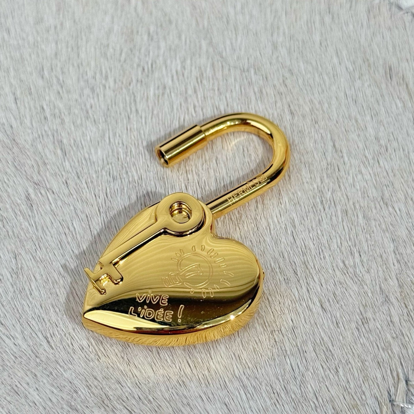 HM Heart-shaped Lock Bag Charm