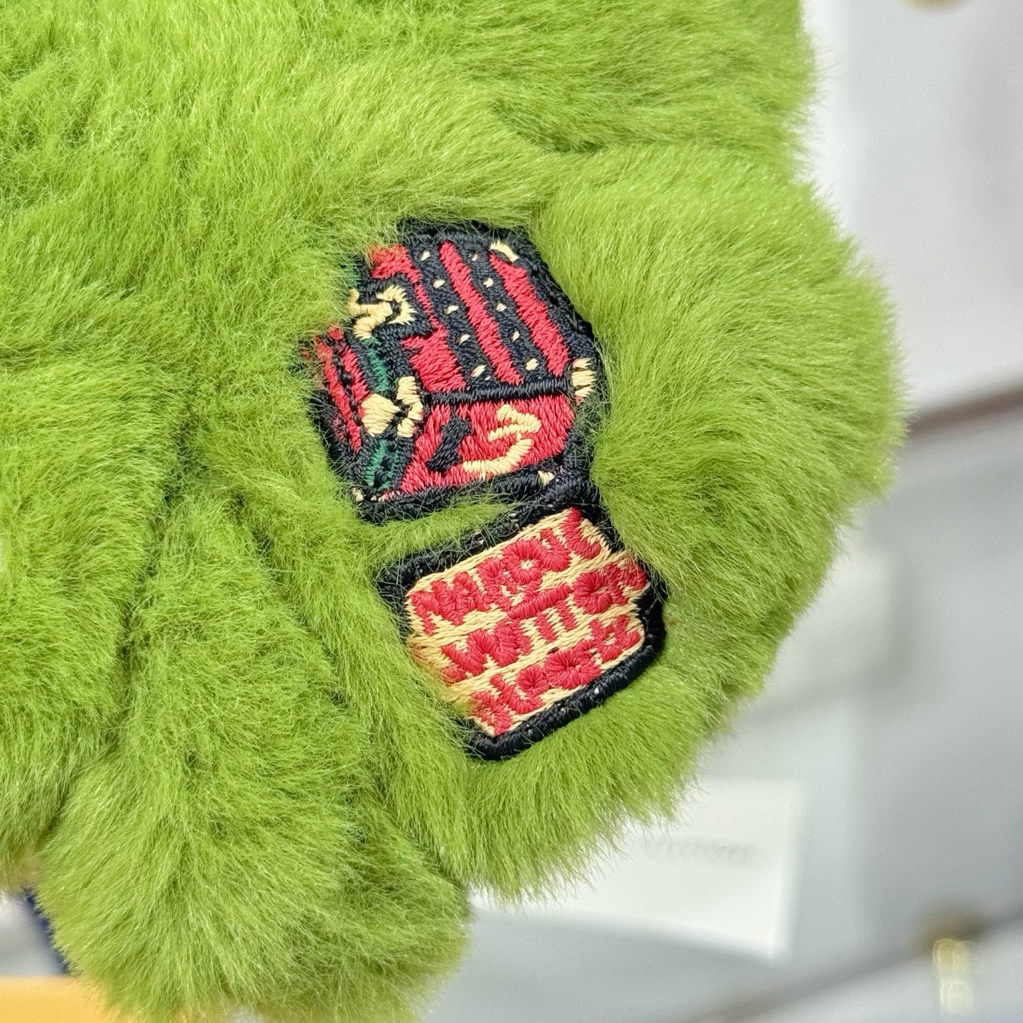 LV Lucky Trefoil Four-leaf Clover Charm Green mix Colors Wool