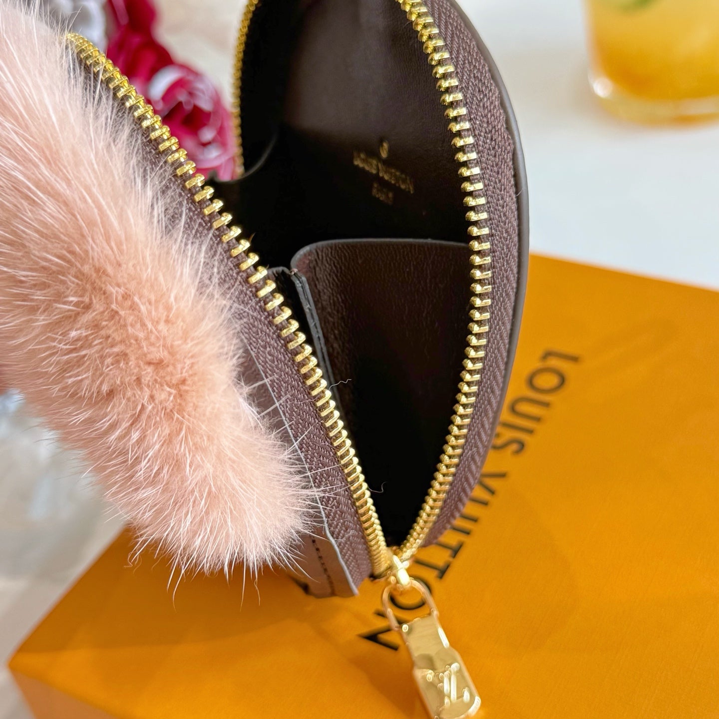 LV Acorn Pouch Charm