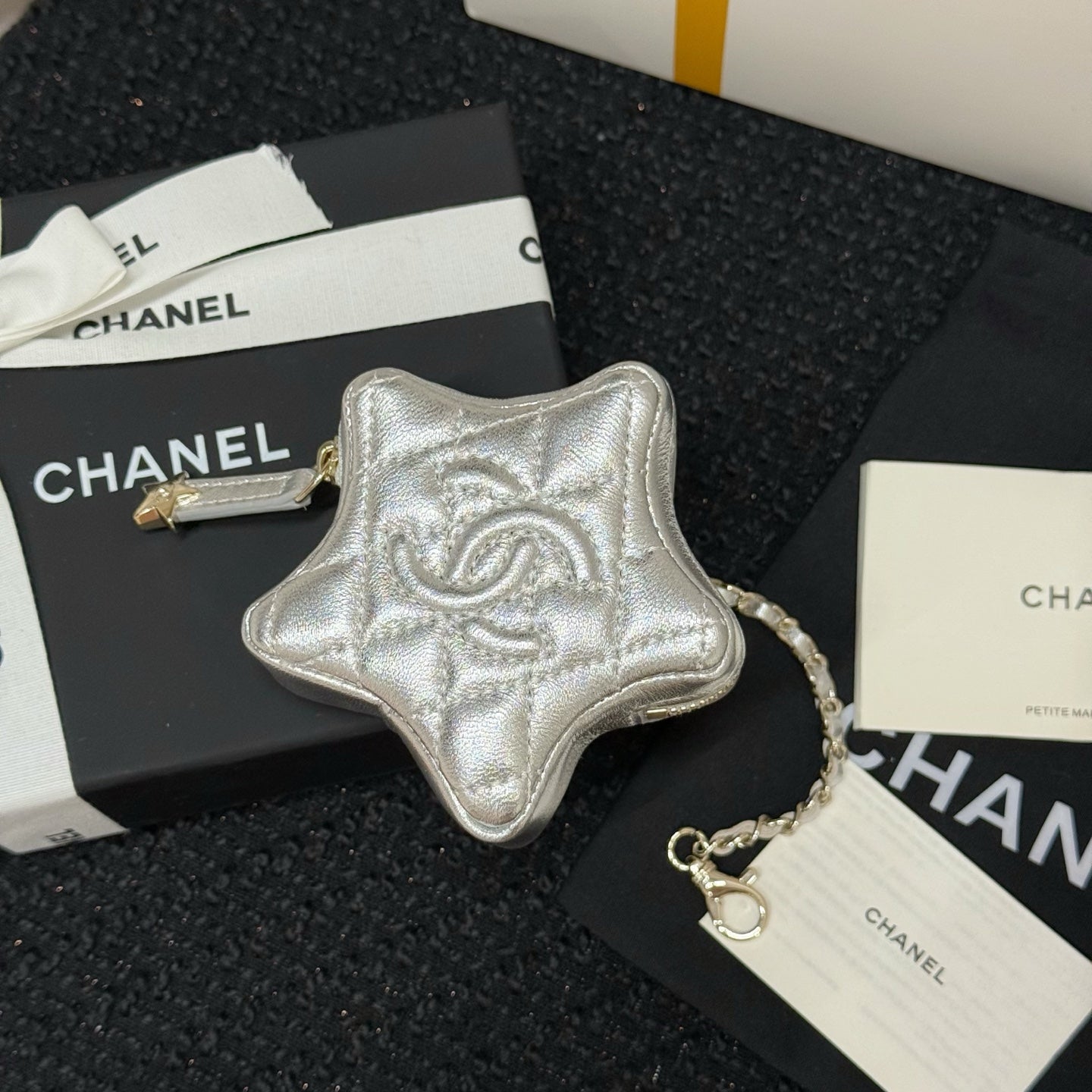 Chanel Five-pointed Star Lambskin Charm