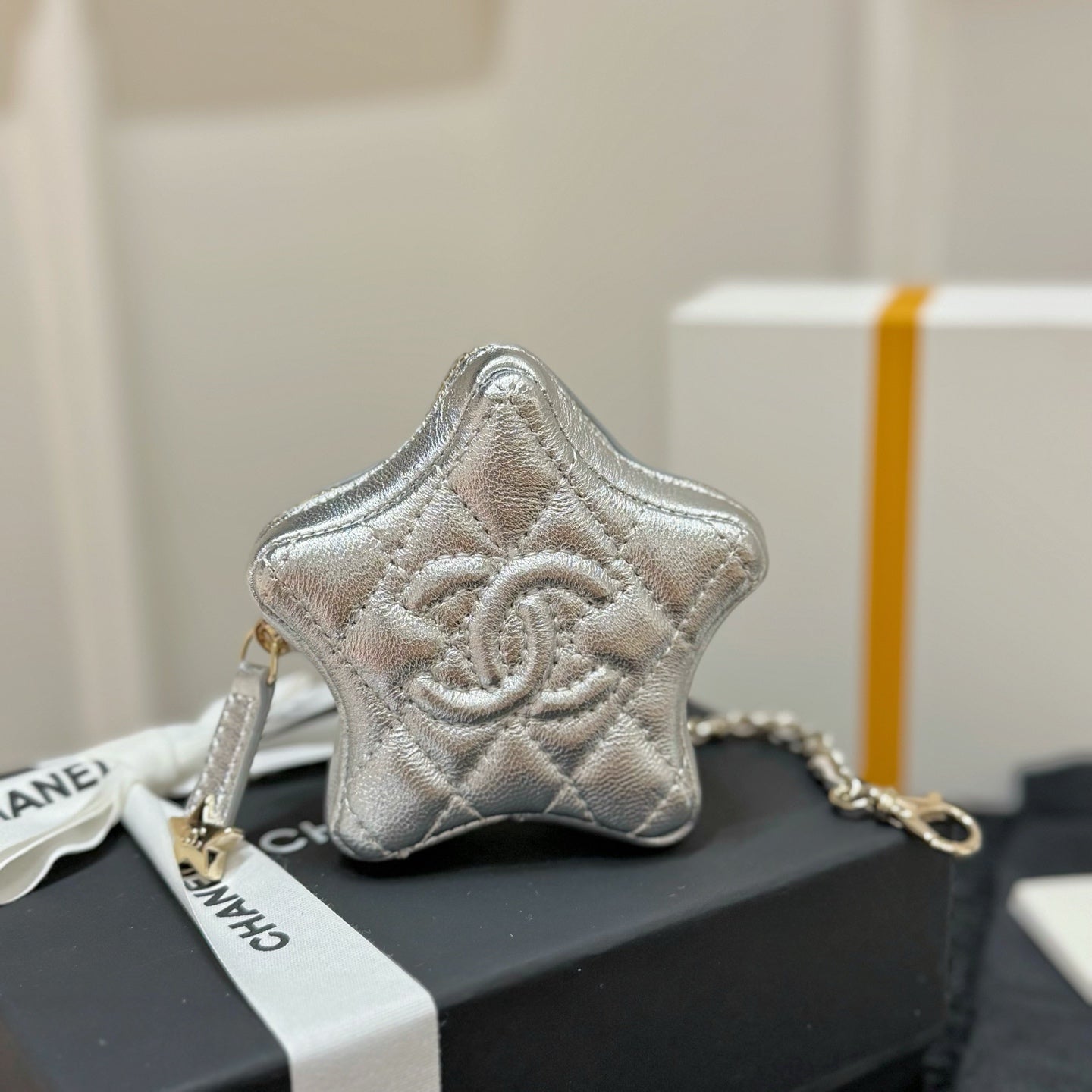 Chanel Five-pointed Star Lambskin Charm