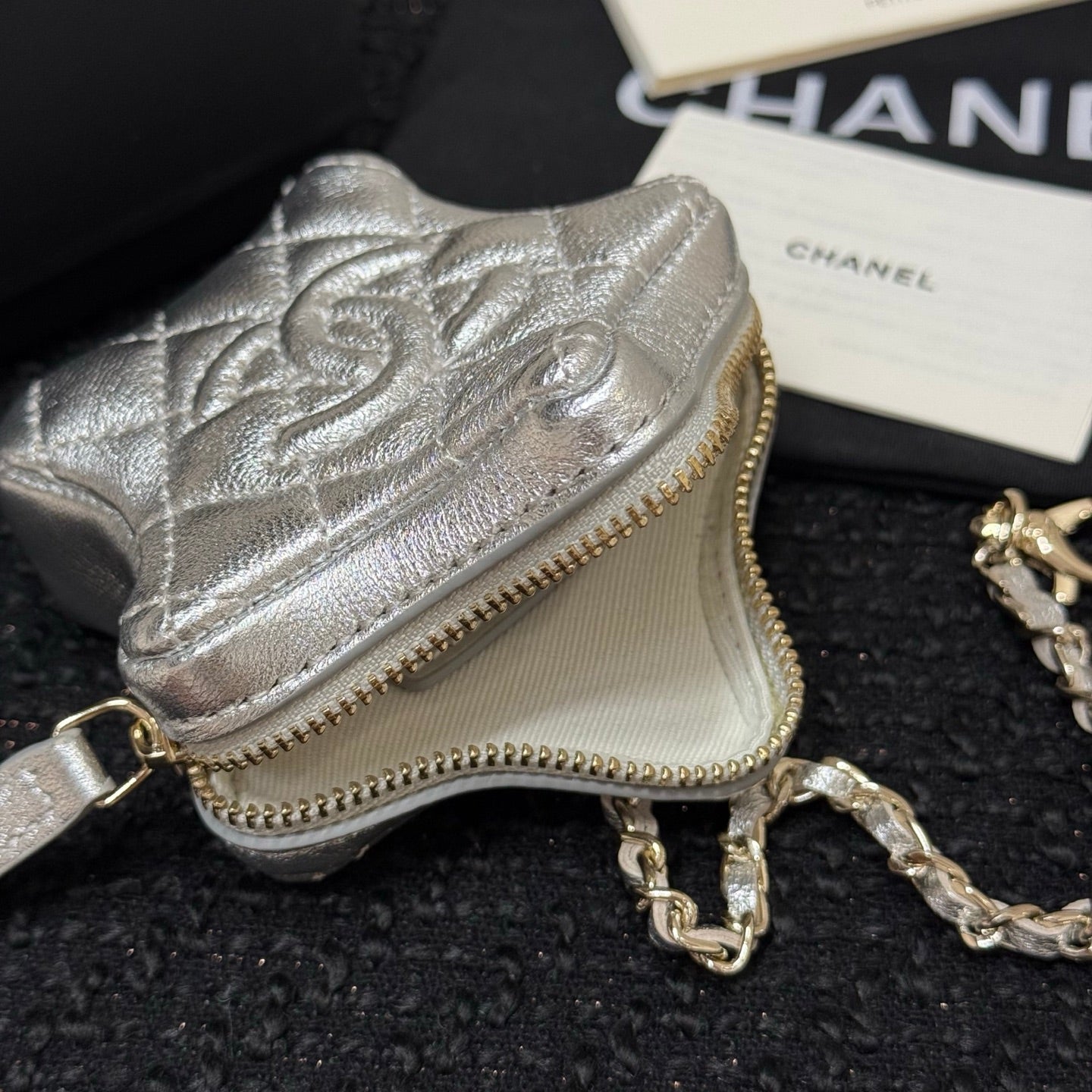 Chanel Five-pointed Star Lambskin Charm