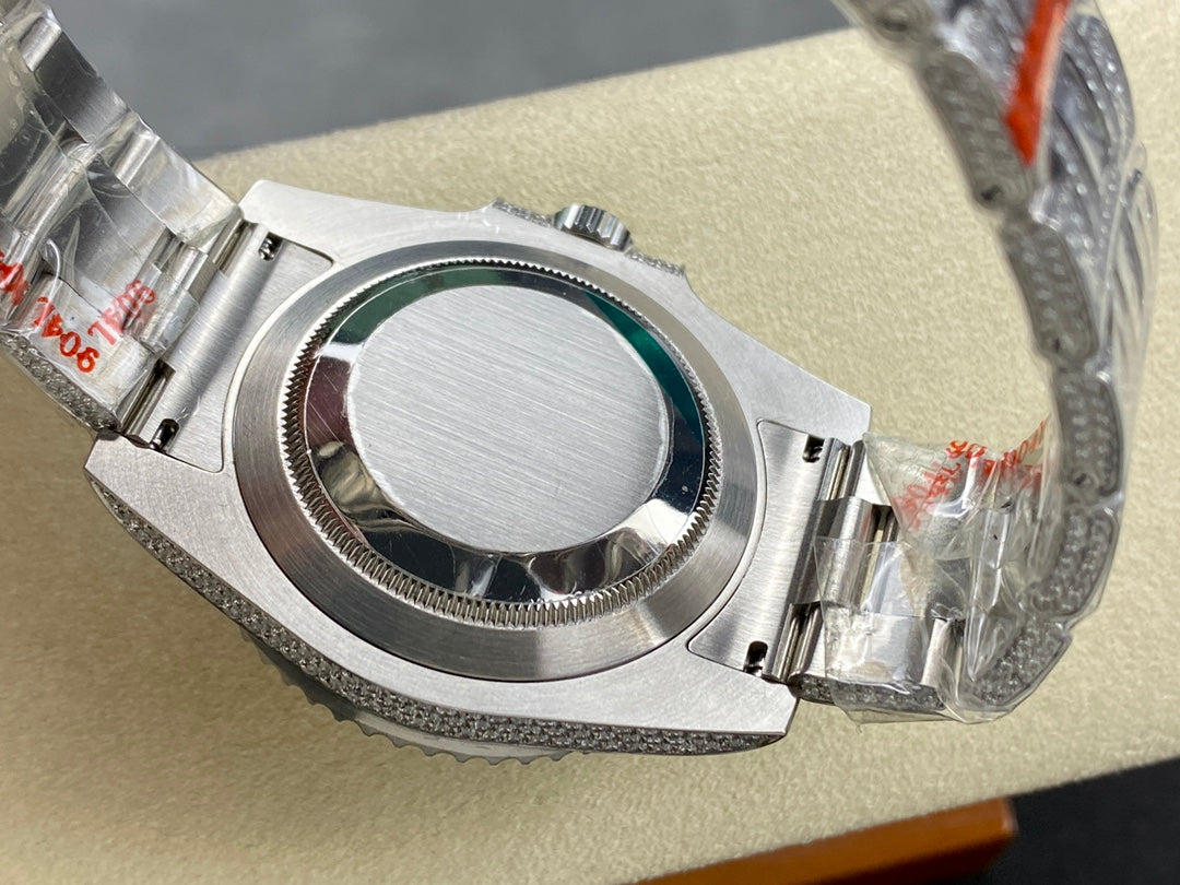 Rolex Submariner Date Black Full Diamond
