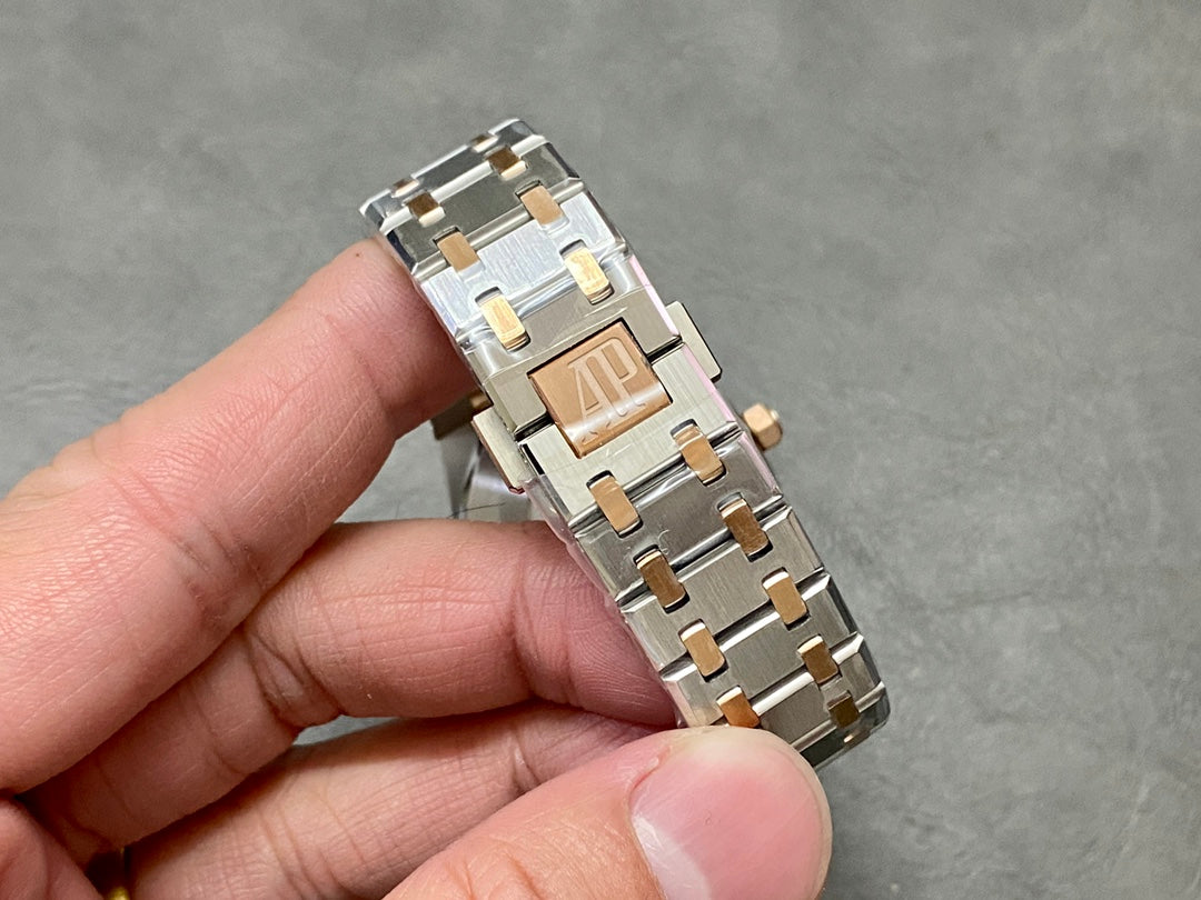Audemars Piguet Royal Oak Lady 33mm Two-tone Grey Dial