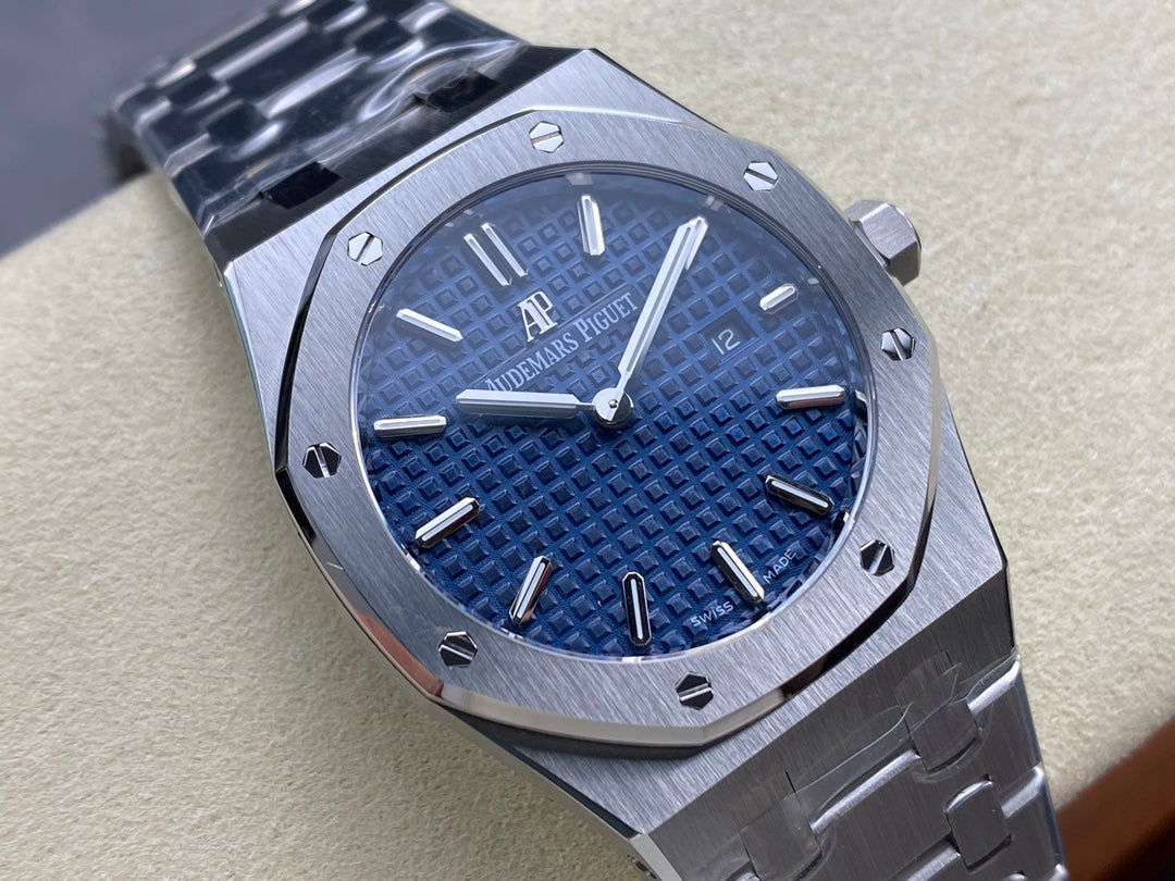 Audemars Piguet Royal Oak Lady 33mm Steel Case Blue Dial
