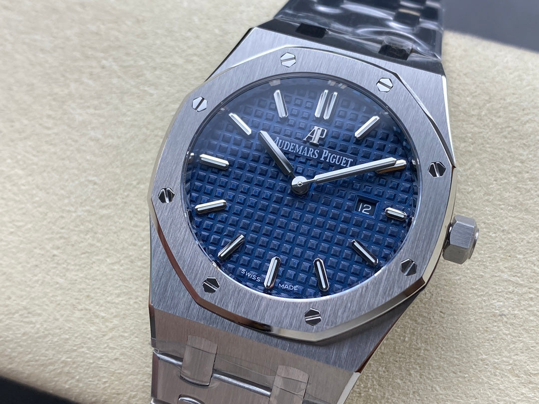 Audemars Piguet Royal Oak Lady 33mm Steel Case Blue Dial