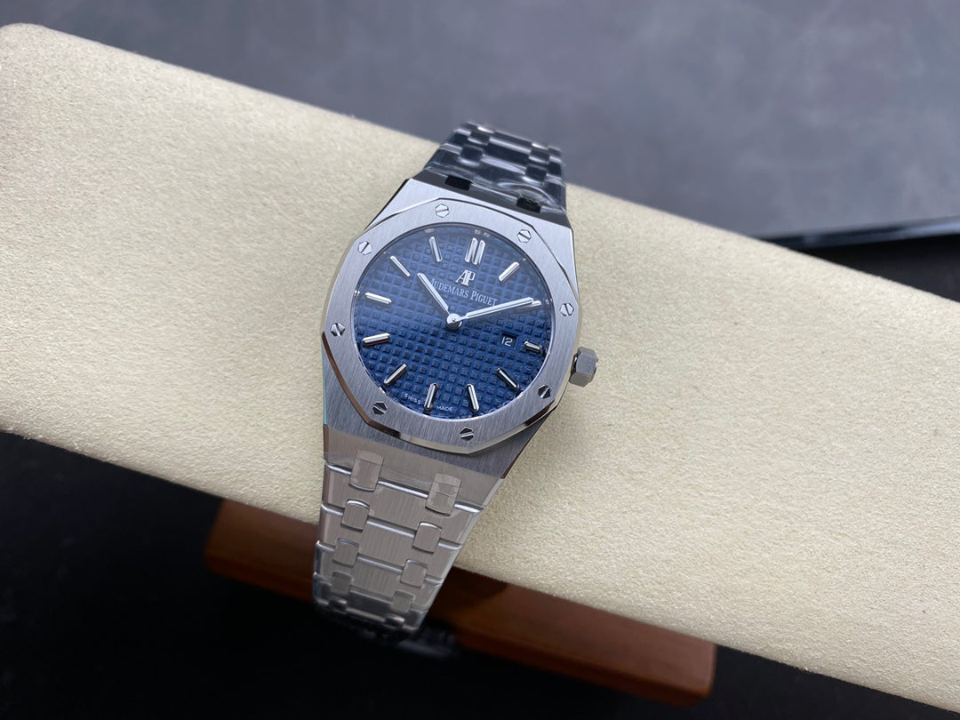 Audemars Piguet Royal Oak Lady 33mm Steel Case Blue Dial