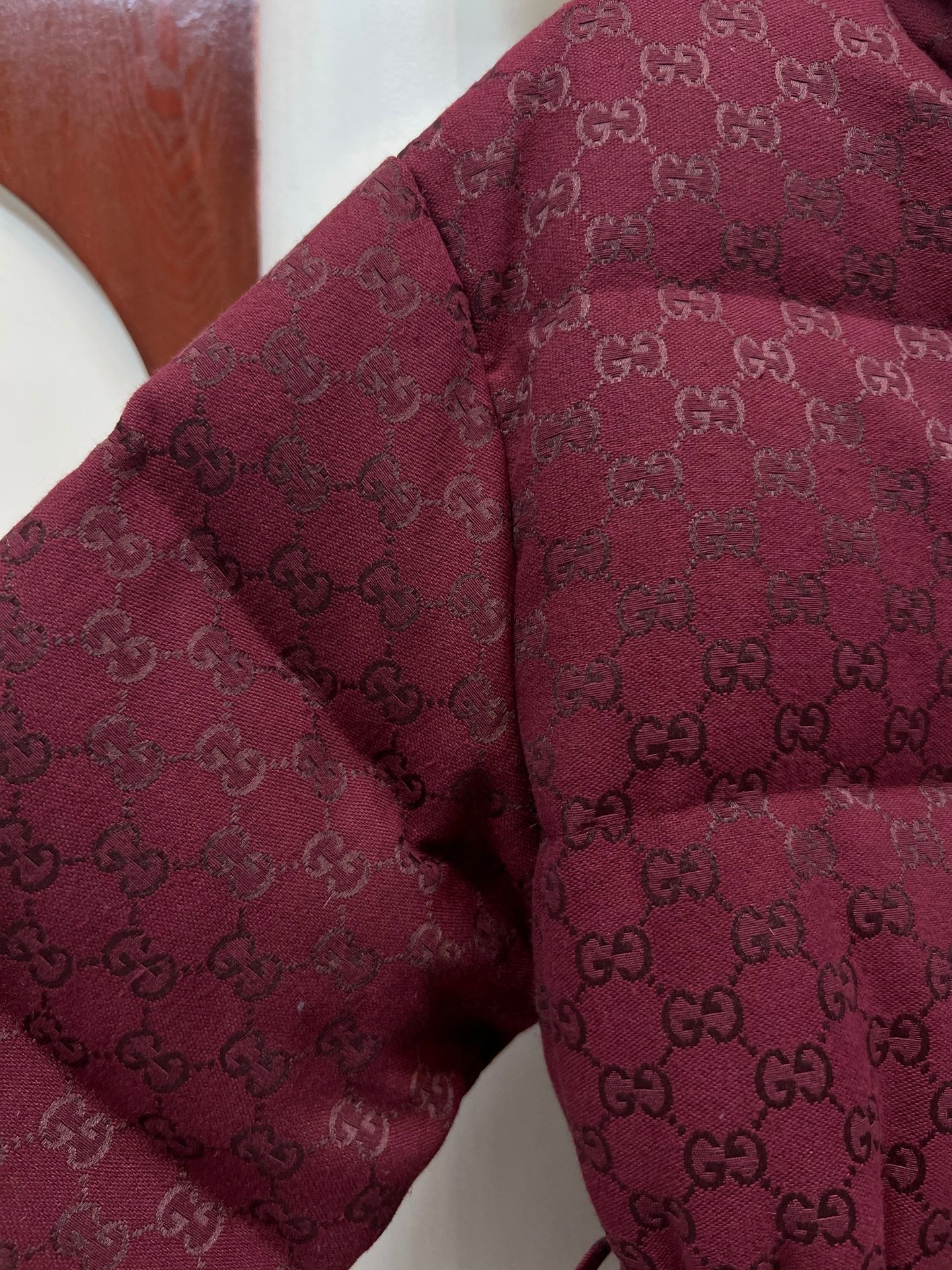 Gucci 2026 Puffer Jacket Red Down Cotton 309592