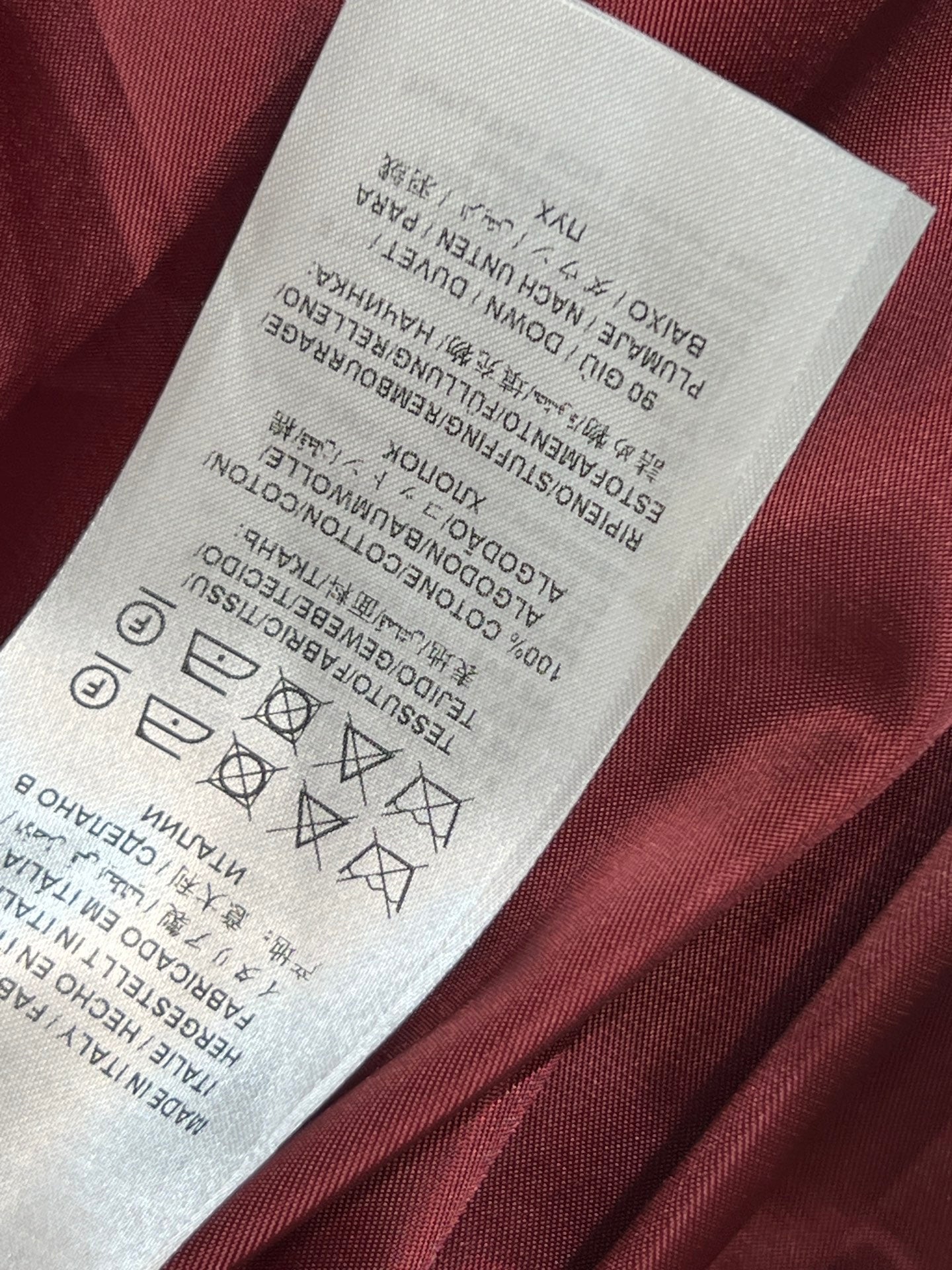 Gucci 2026 Puffer Jacket Red Down Cotton 309592