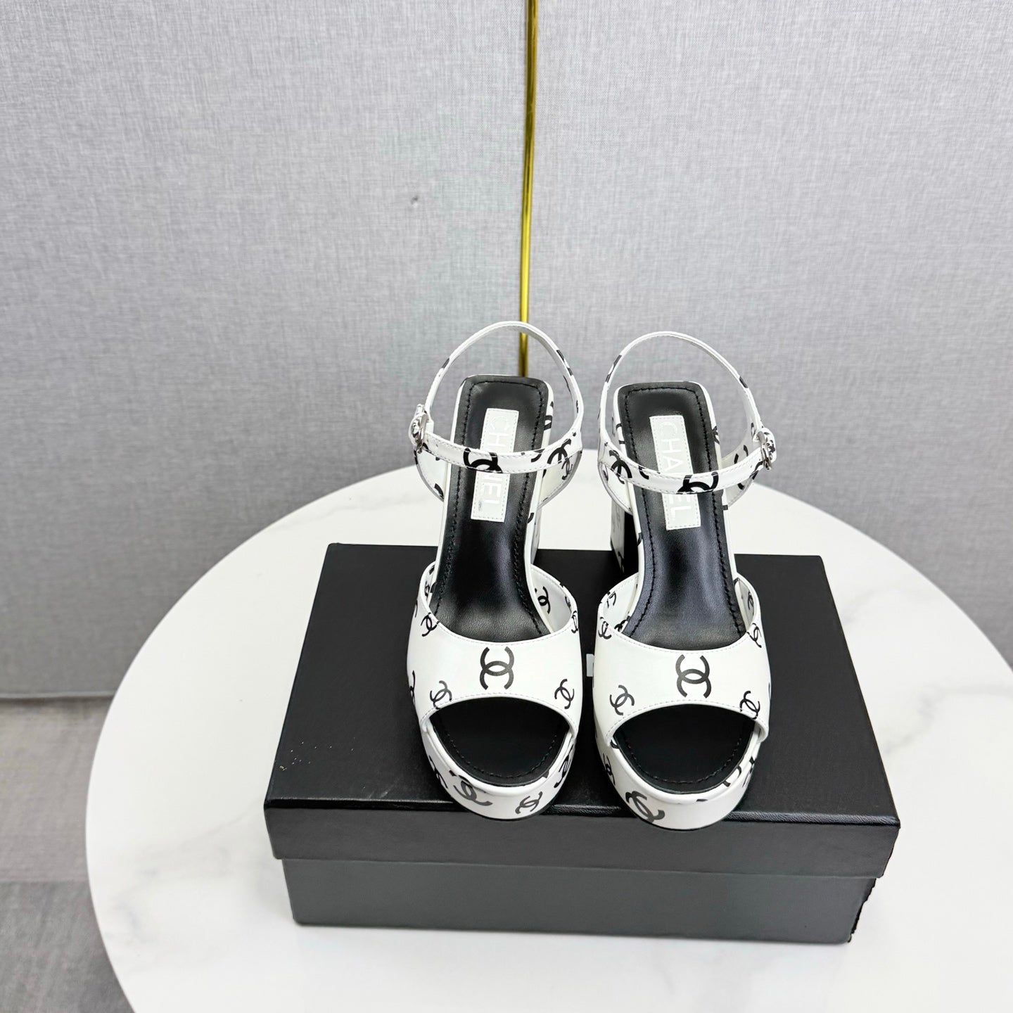 Chanel 2026 Slingback Sandals 75mm Sheepskin 801509