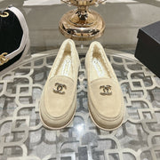 CC 25A Loafer Light Beige Sherpa Suede