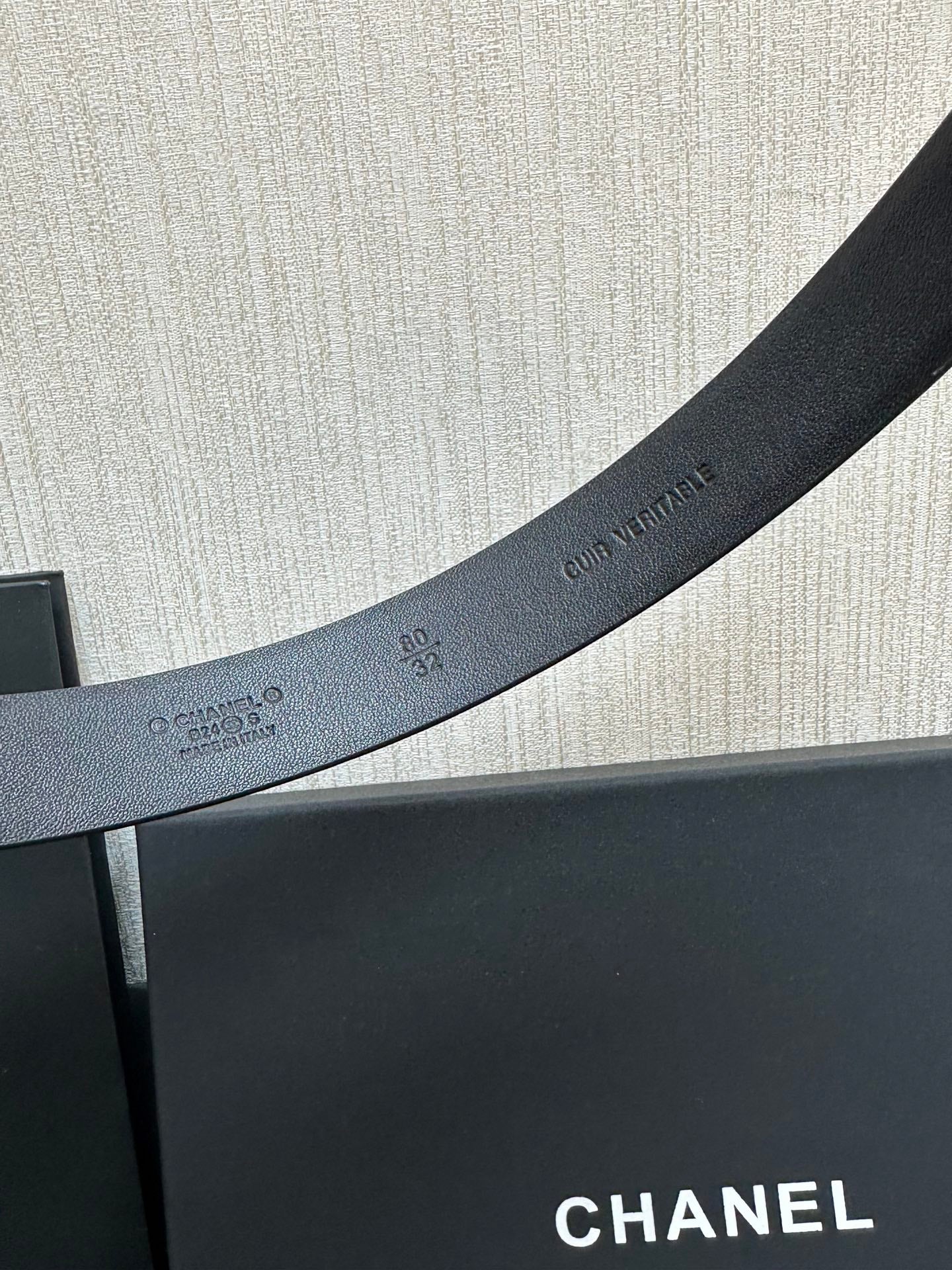 Chanel 2026 Ribbon Chain Belt Leather 206169