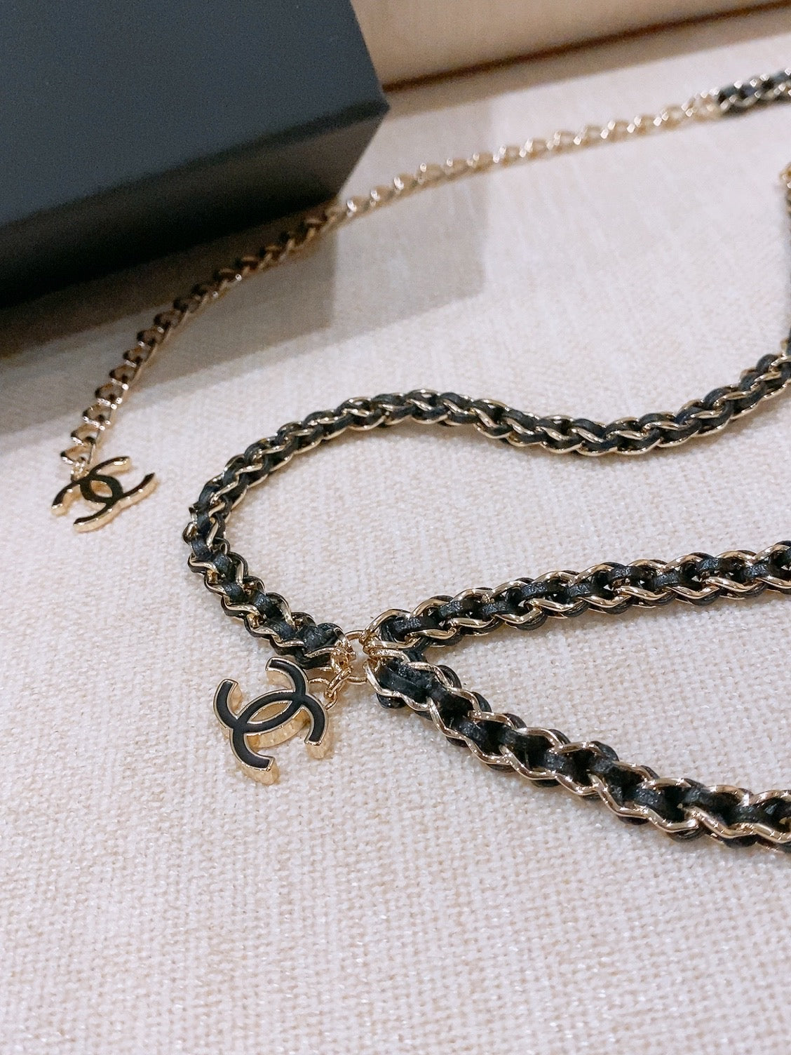 Chanel 2026 Interwoven CC Chain Belt 214356