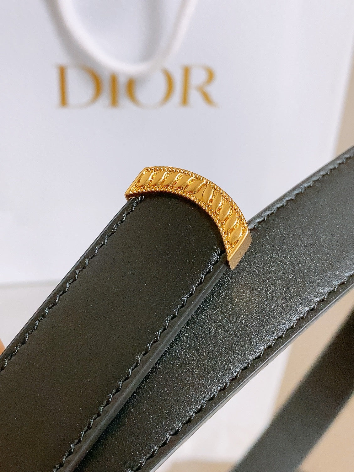 Dior 2026 Dior Médaillon Belt 25mm Leather 216226
