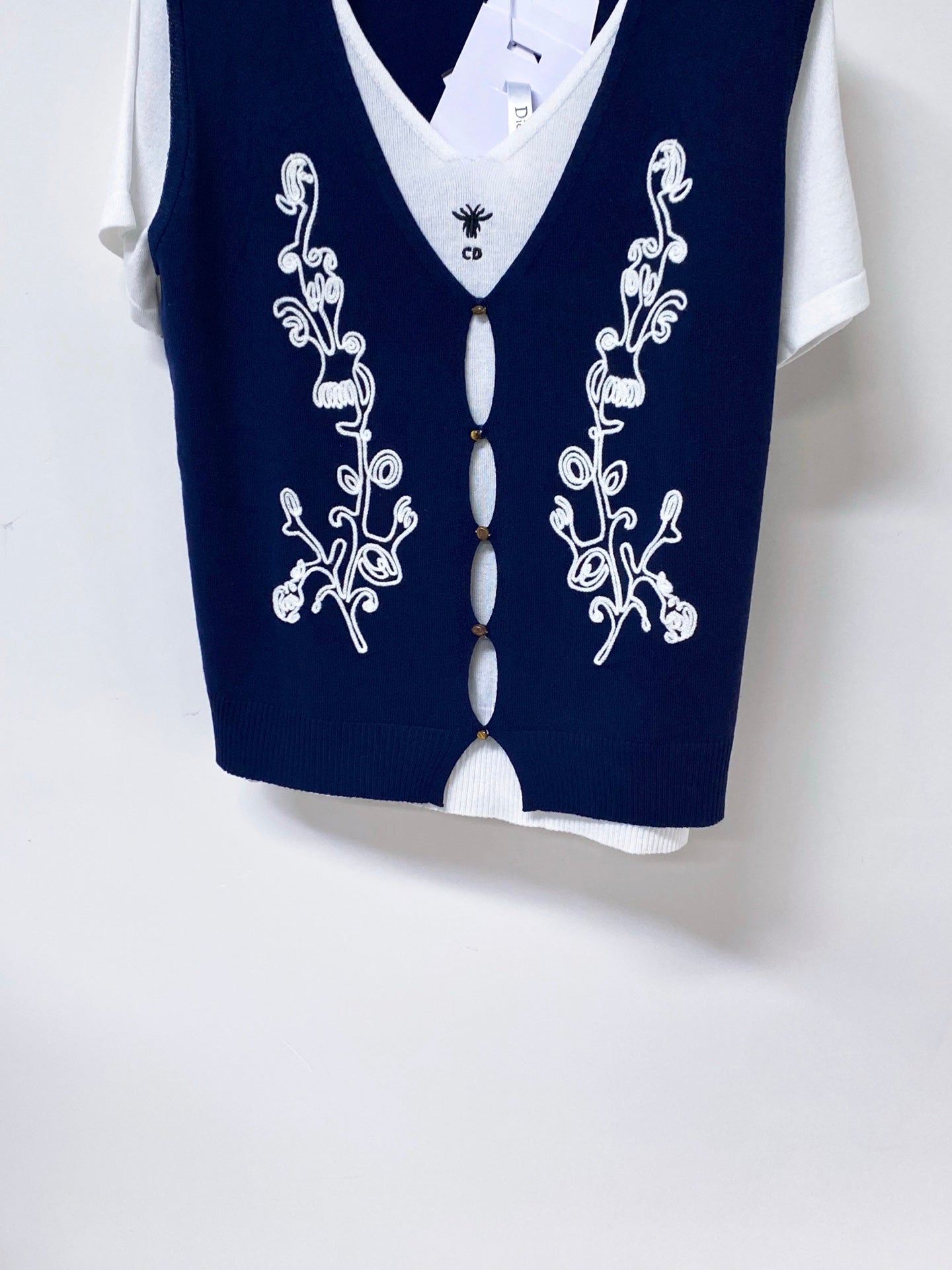 Dior 2026 Layered-look Knit Top Polyamide 442953