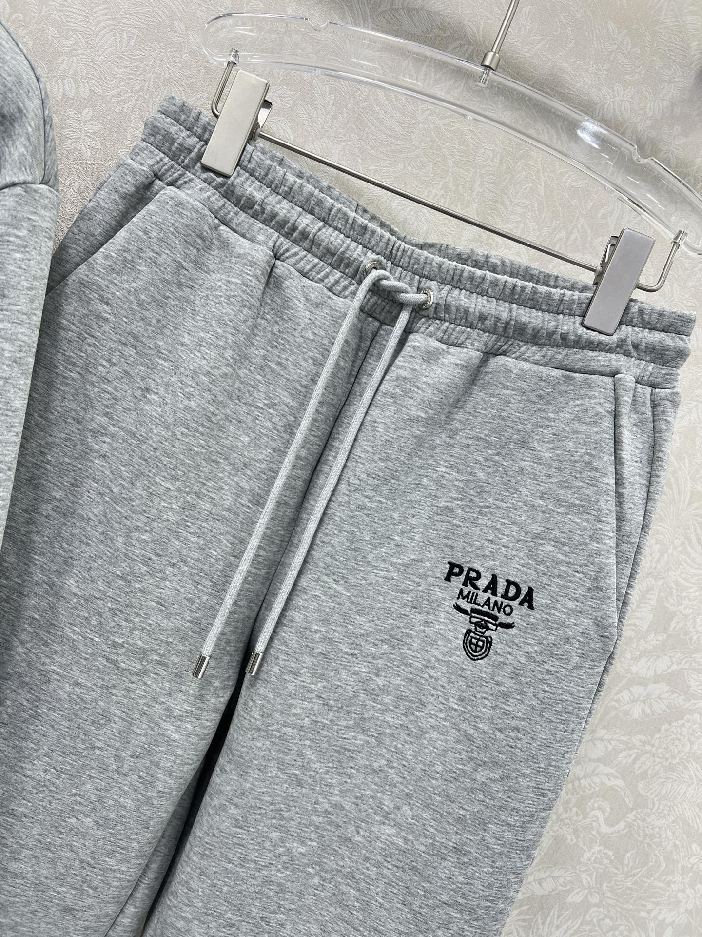 Prada 2025 Set Gray and Navy Blue Cotton