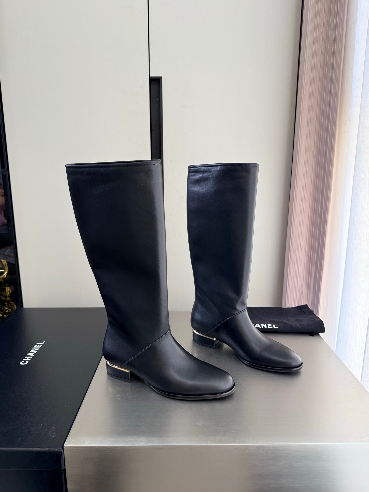 Chanel 2026 High Boots Black Calfskin 929461
