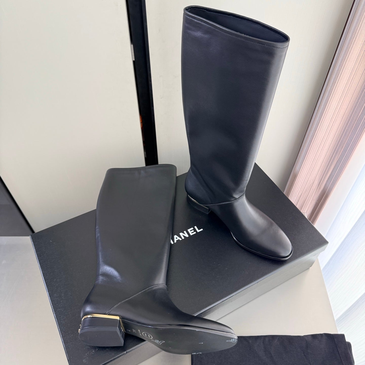 Chanel 2026 High Boots Black Calfskin 929461