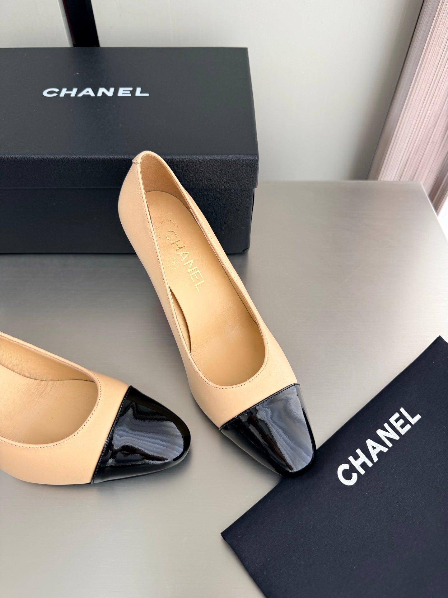 Chanel 2026 Little Red Apple Heel Pump 85mm Lambskin 929469