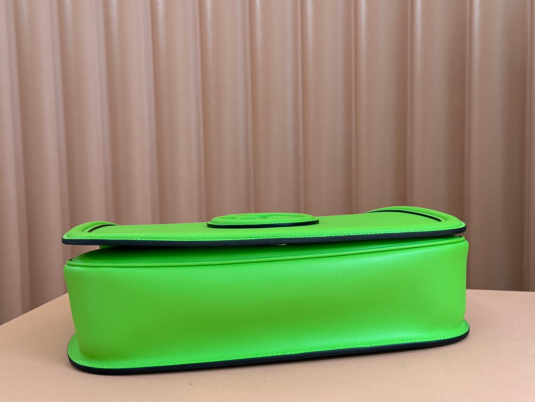 Gucci 2026 Blondie 32 Bag Green Leather 277503