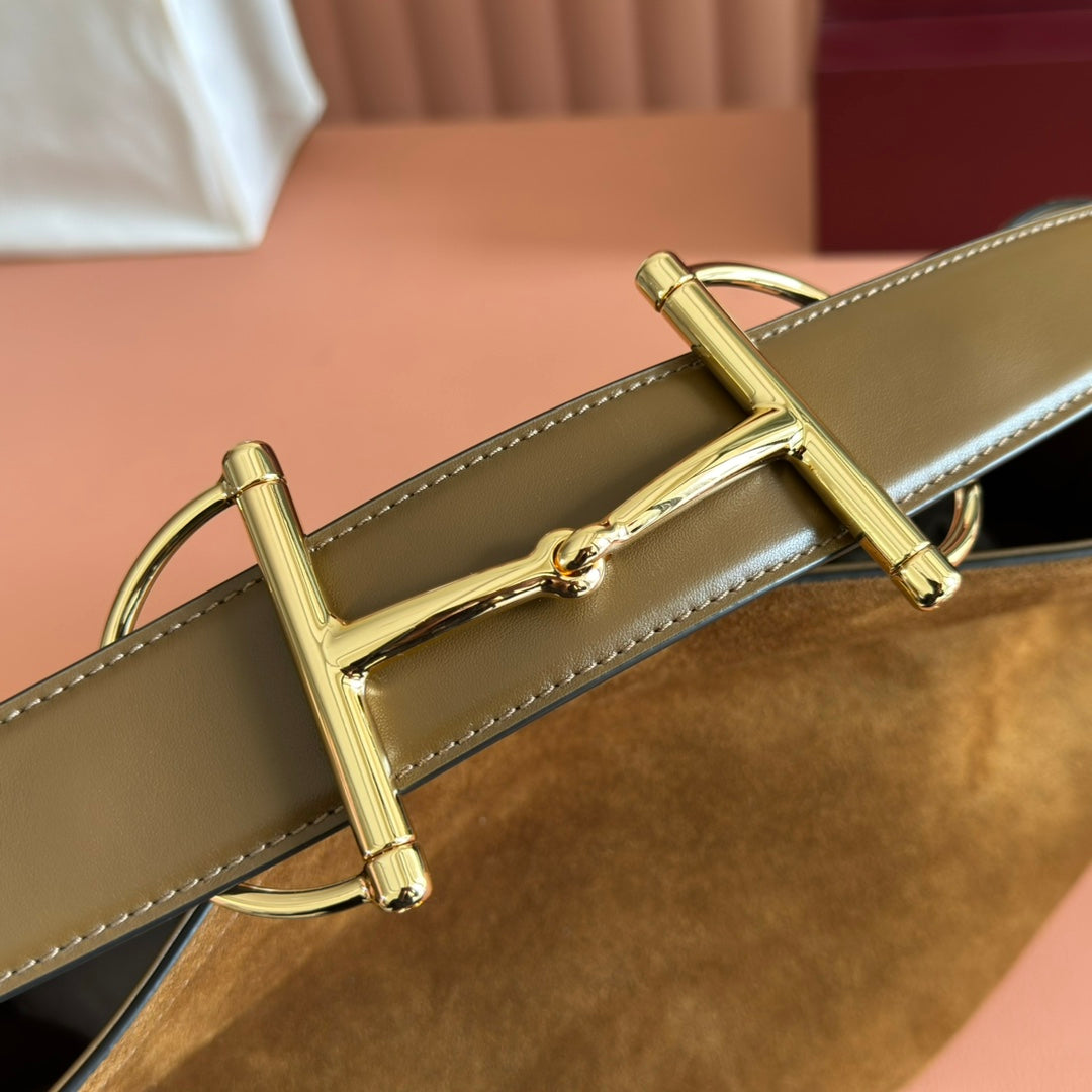 Gucci 2026 Beatrix Bag 35cm Brown Suede 277479