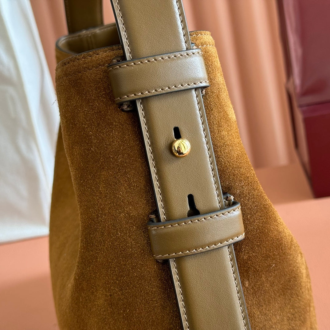 Gucci 2026 Beatrix Bag 35cm Brown Suede 277479