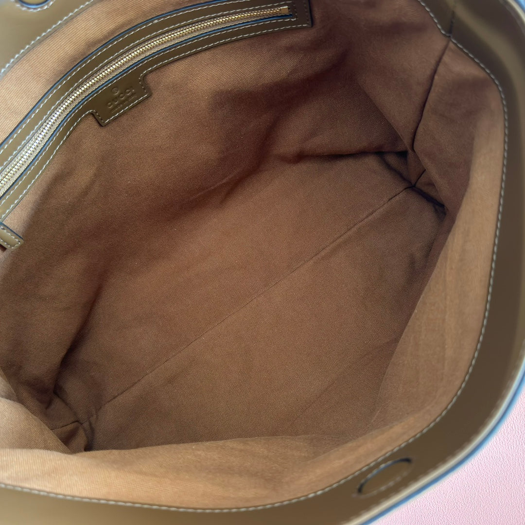 Gucci 2026 Beatrix Bag 35cm Brown Suede 277479