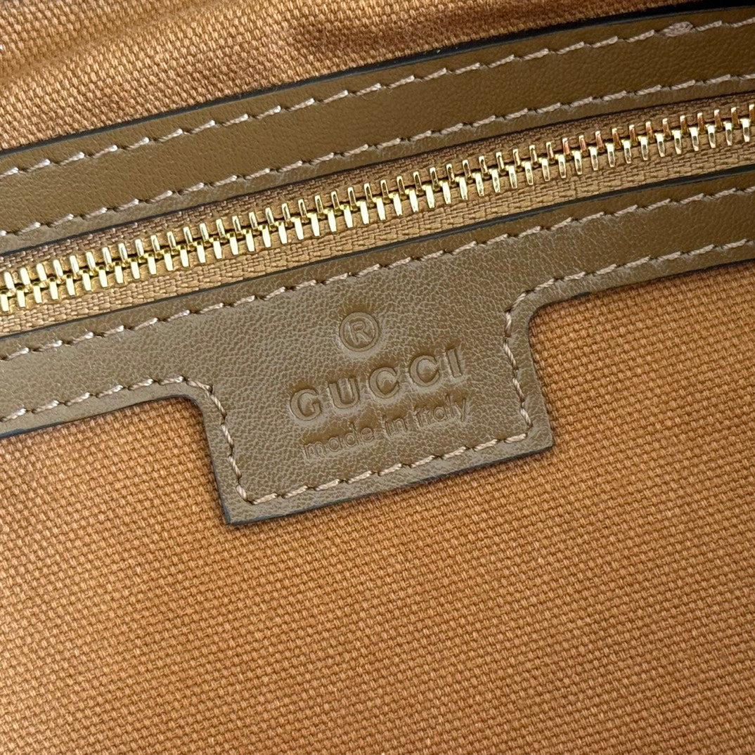 Gucci 2026 Beatrix Bag 35cm Brown Suede 277479