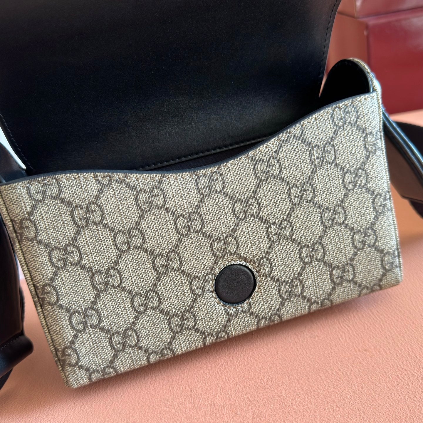 Gucci 2026 Horsebit 1955 Bag Black Ebony Canvas Leather 280964