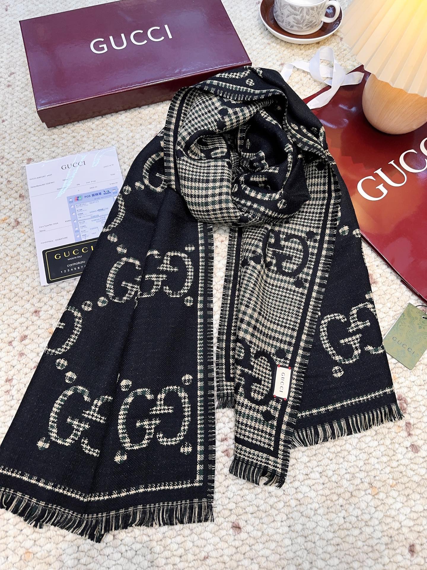 GG Classic 180CM Black  Wool 287937