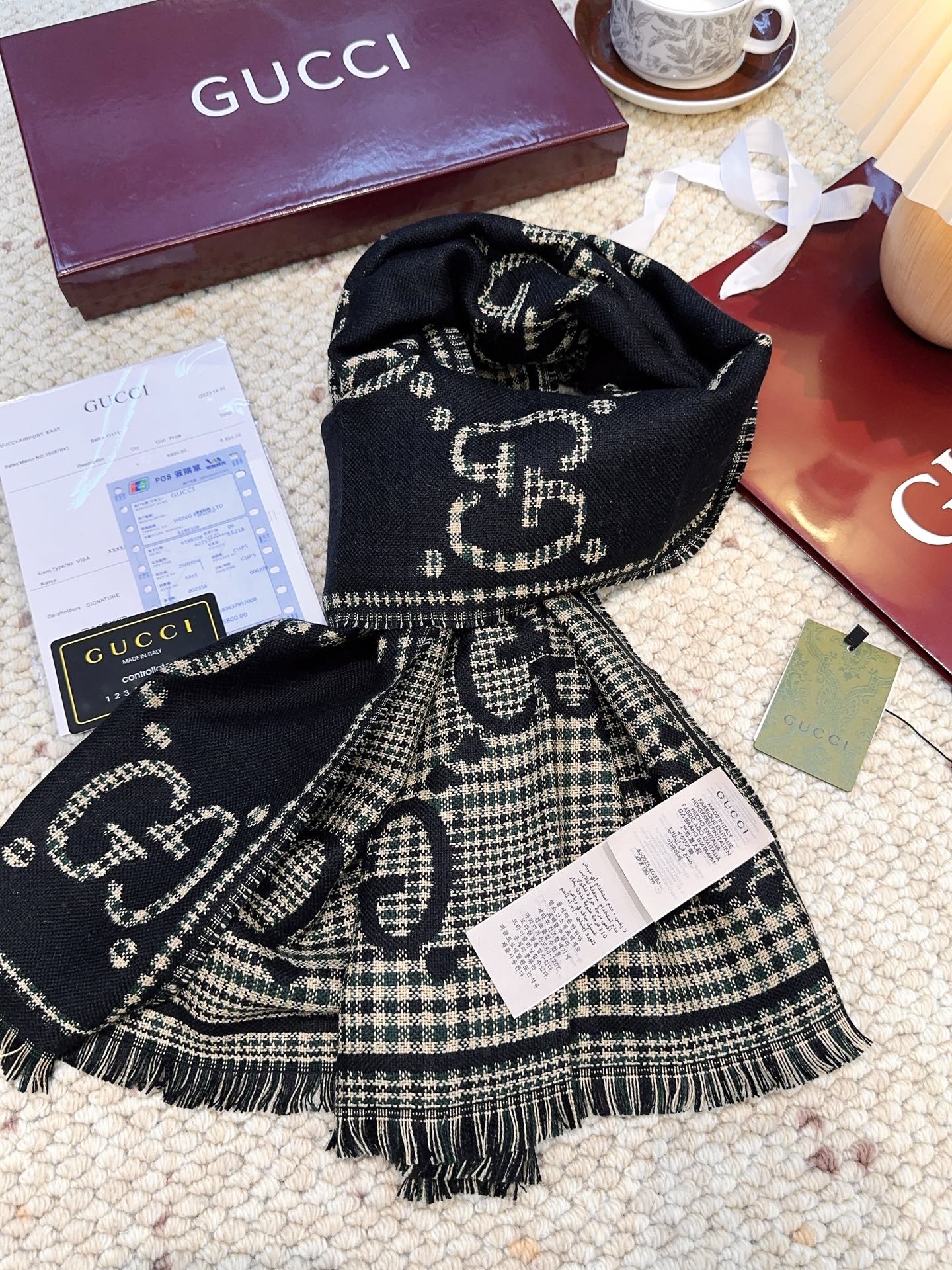 GG Classic 180CM Black  Wool 287937